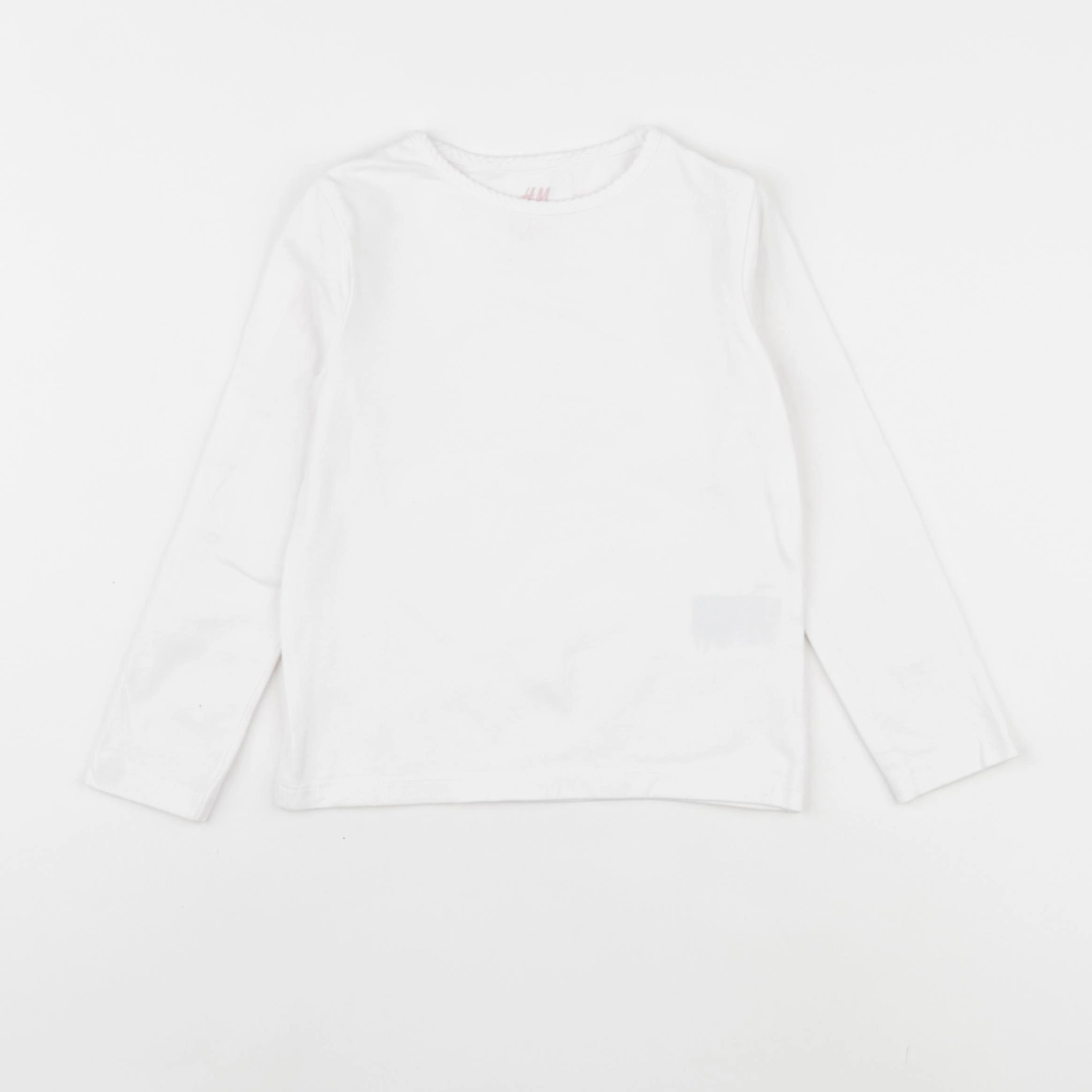 H&M - tee-shirt blanc - 3/4 ans