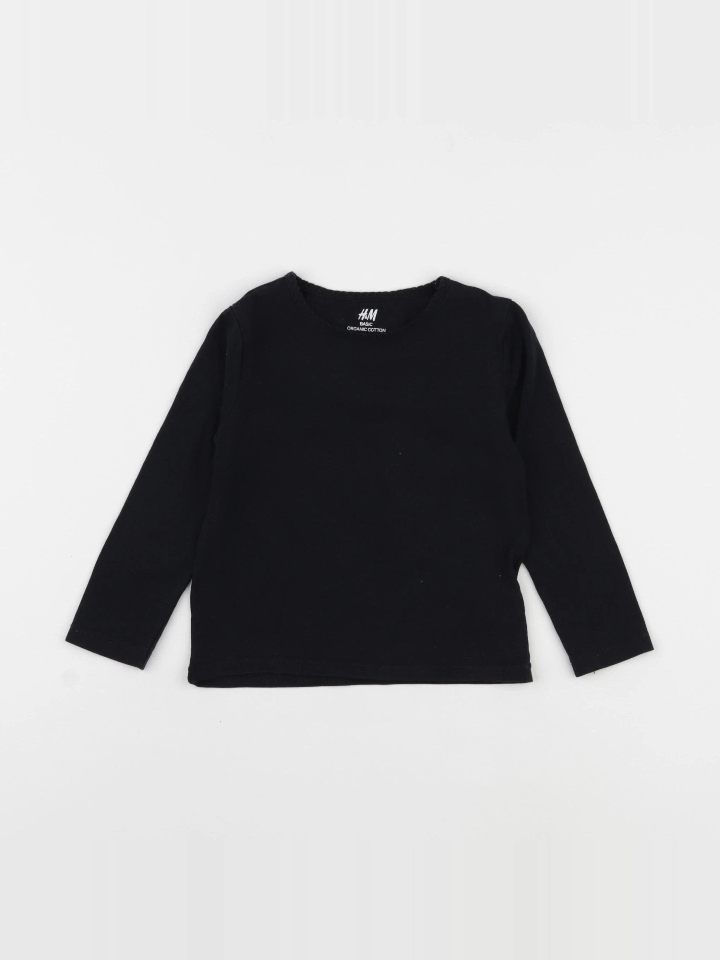 H&M - tee-shirt noir - 3/4 ans