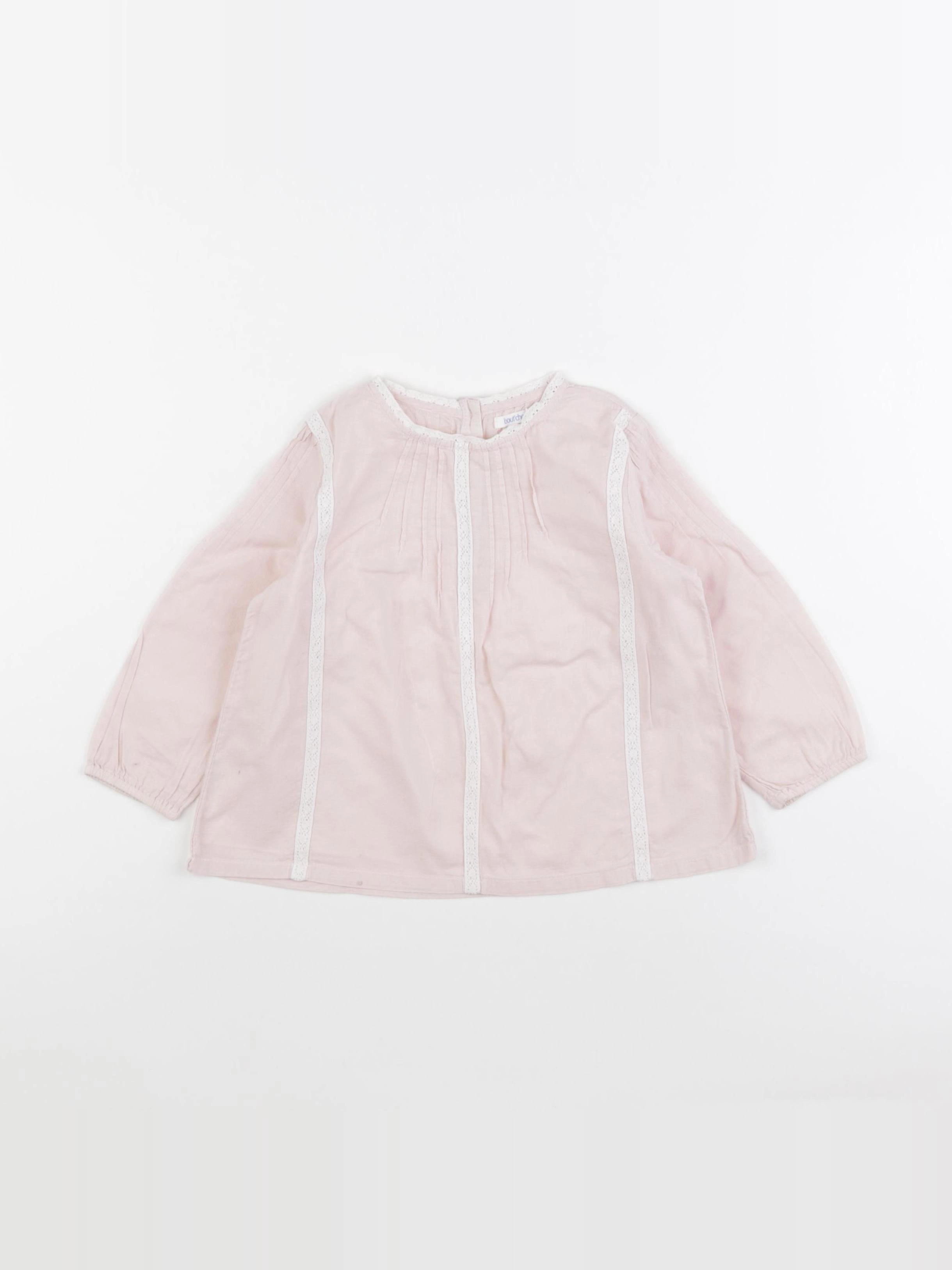 Boutchou - blouse rose - 36 mois