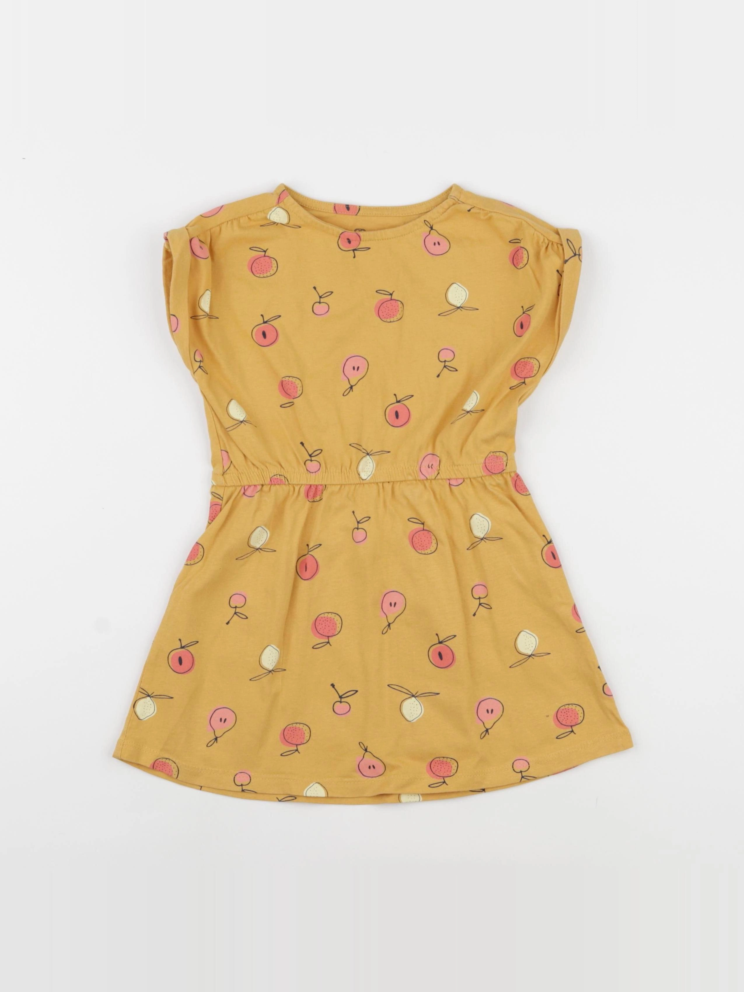 La Redoute - robe jaune - 4 ans
