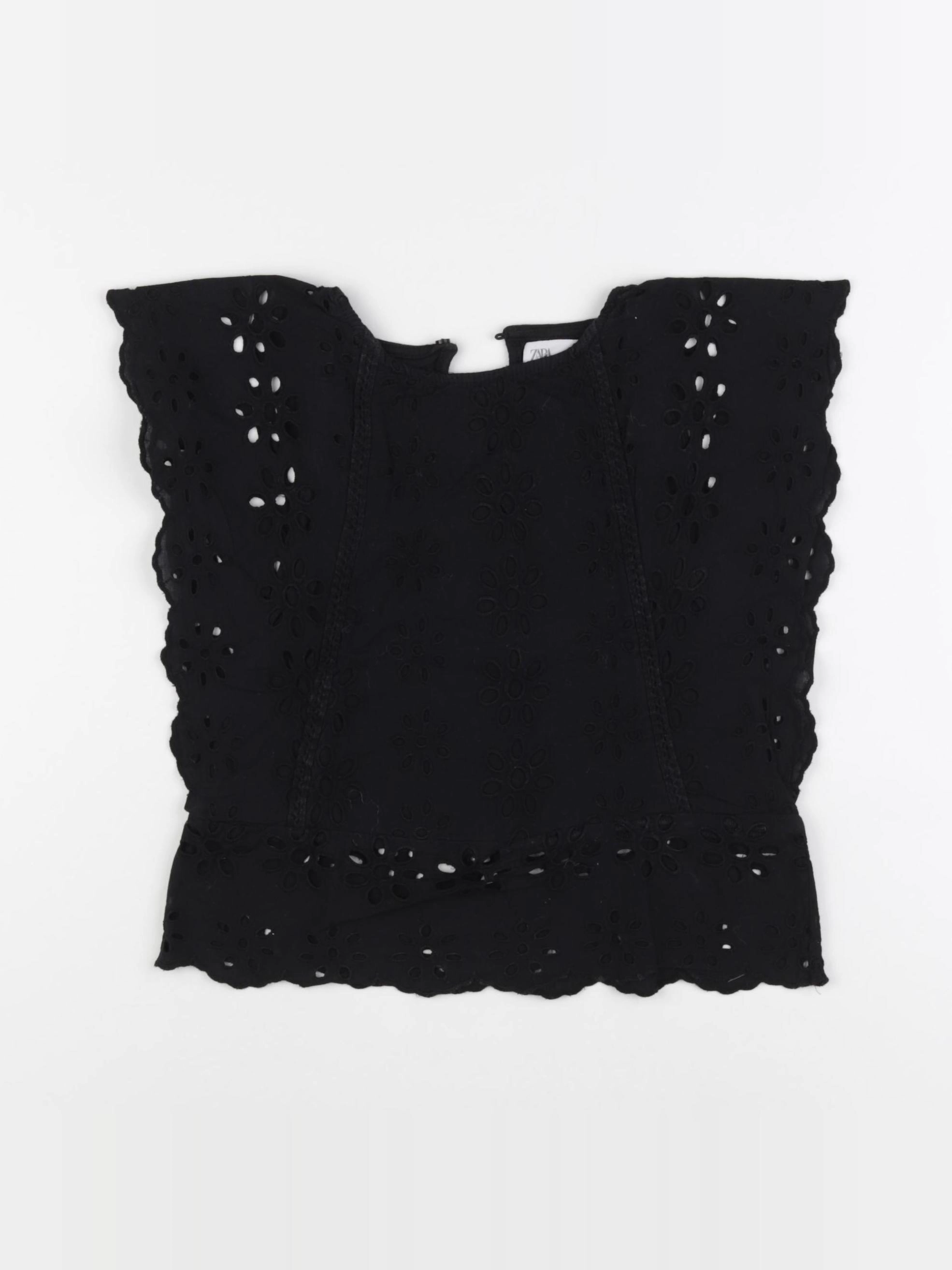 Zara - blouse noir - 6 ans