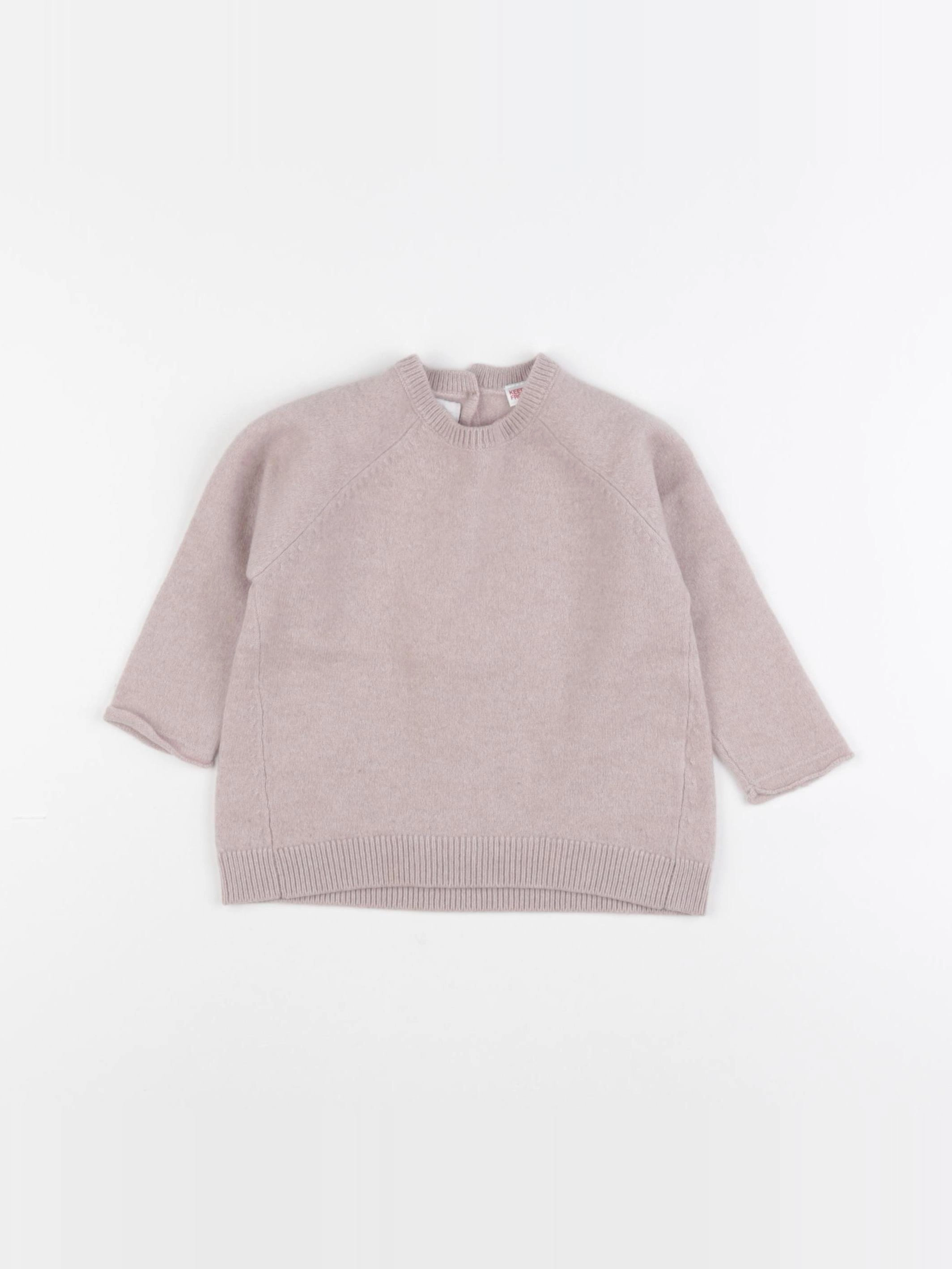Zara - pull rose - 2/3 ans