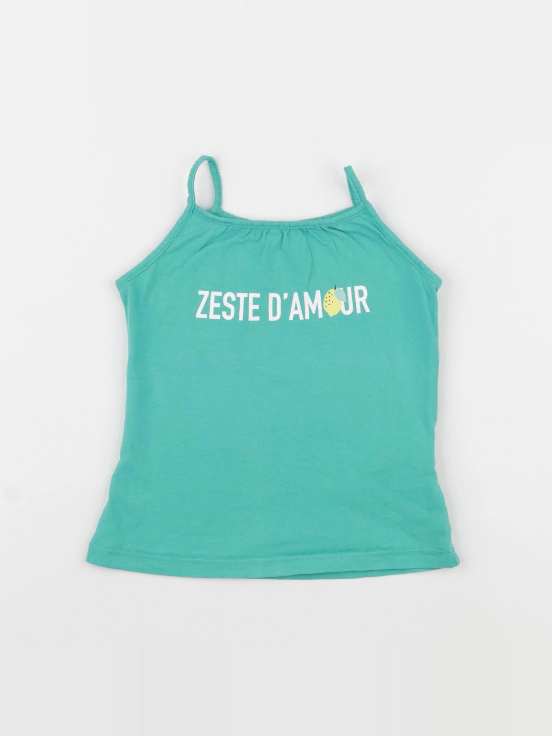 La Redoute - débardeur vert - 4 ans