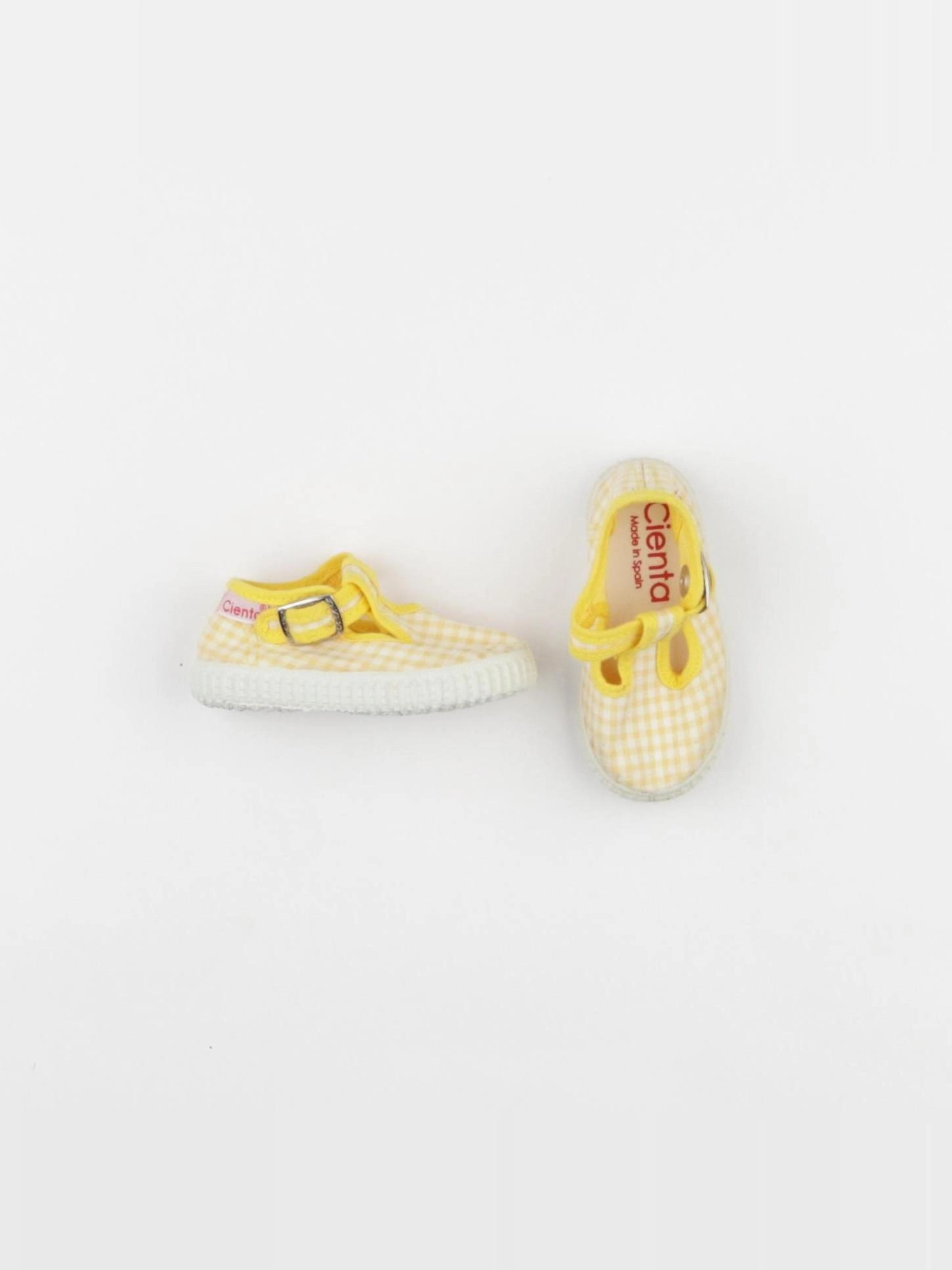 Cienta - tennis élastiqué jaune - pointure 19