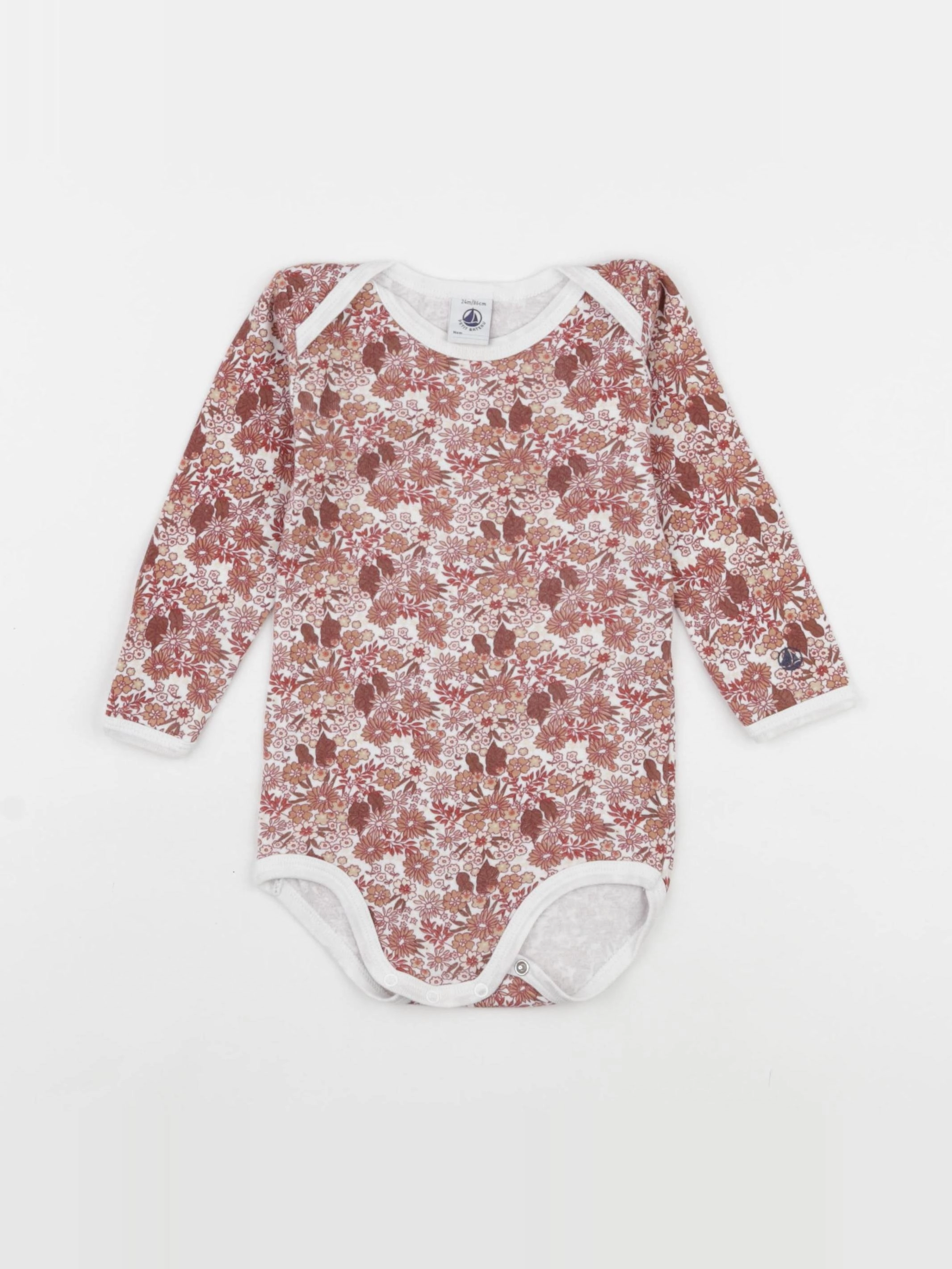 Petit Bateau - body rose - 24 mois