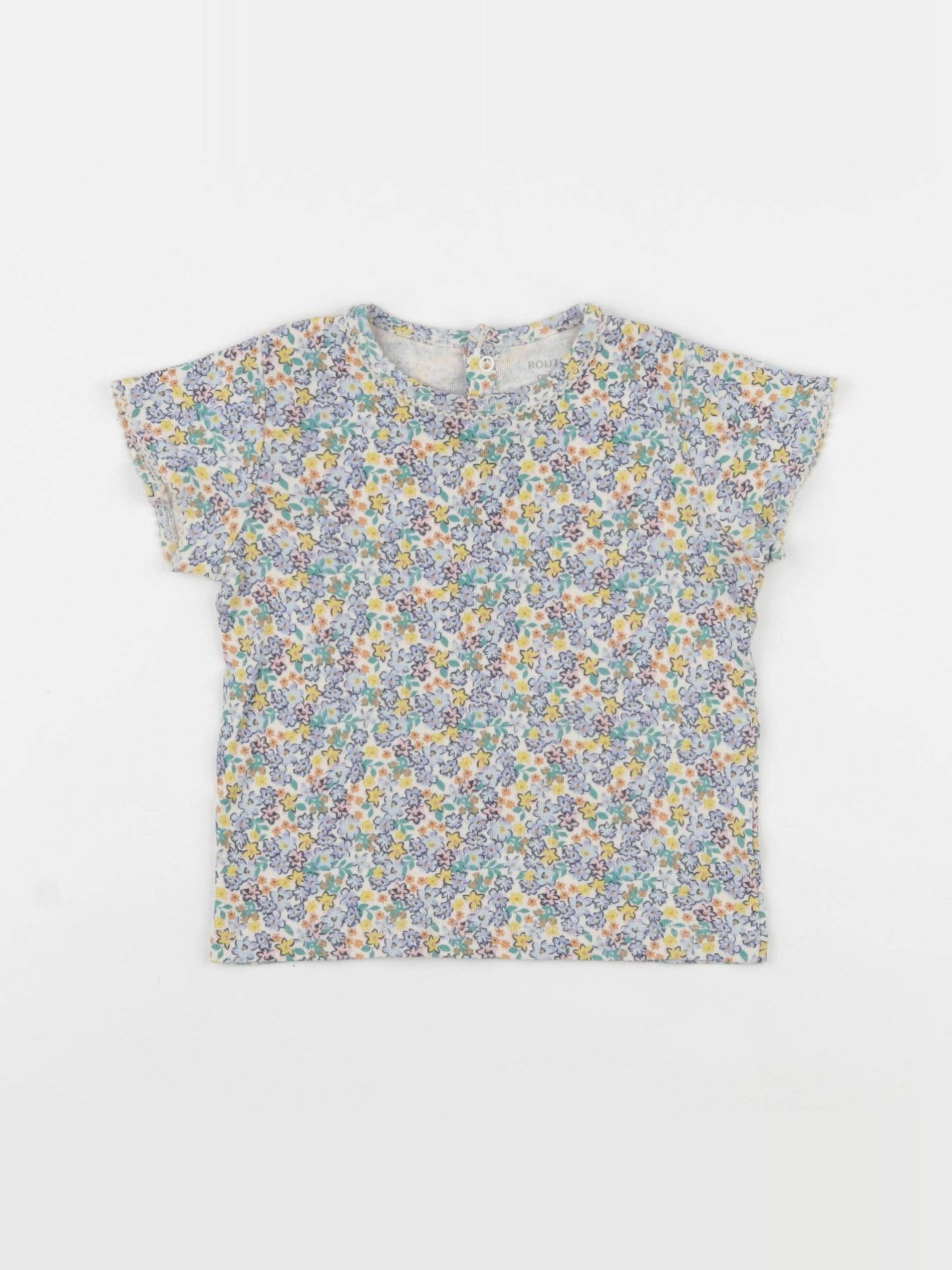Boutchou - tee-shirt bleu - 18 mois