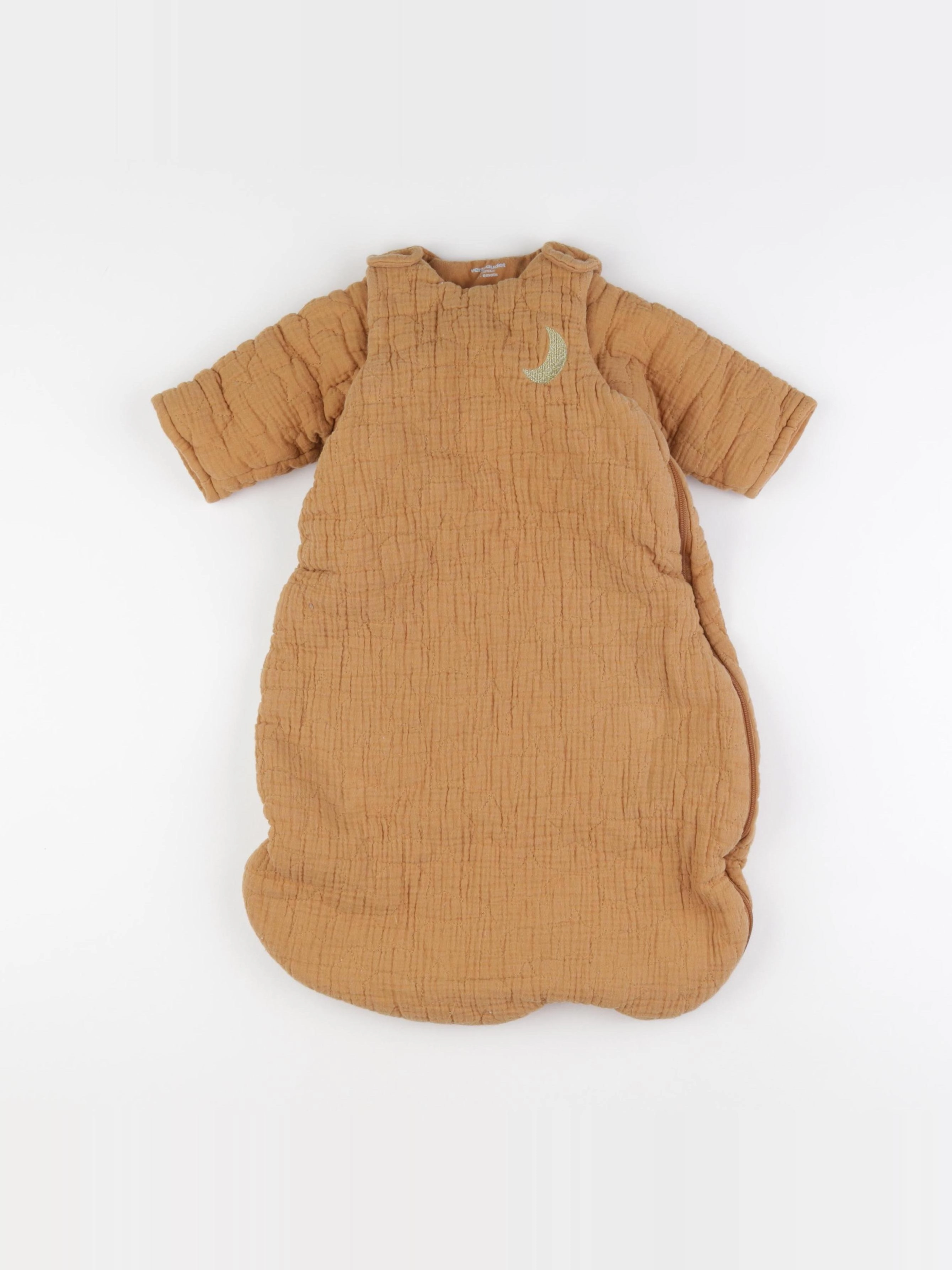 Vertbaudet - gigoteuse marron - 0/6 mois
