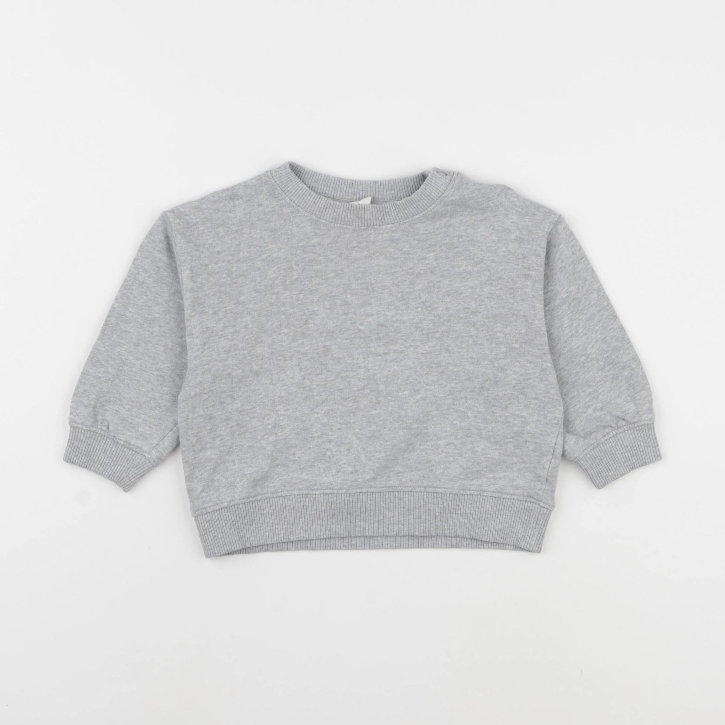 Arket - sweat gris - 6/12 mois