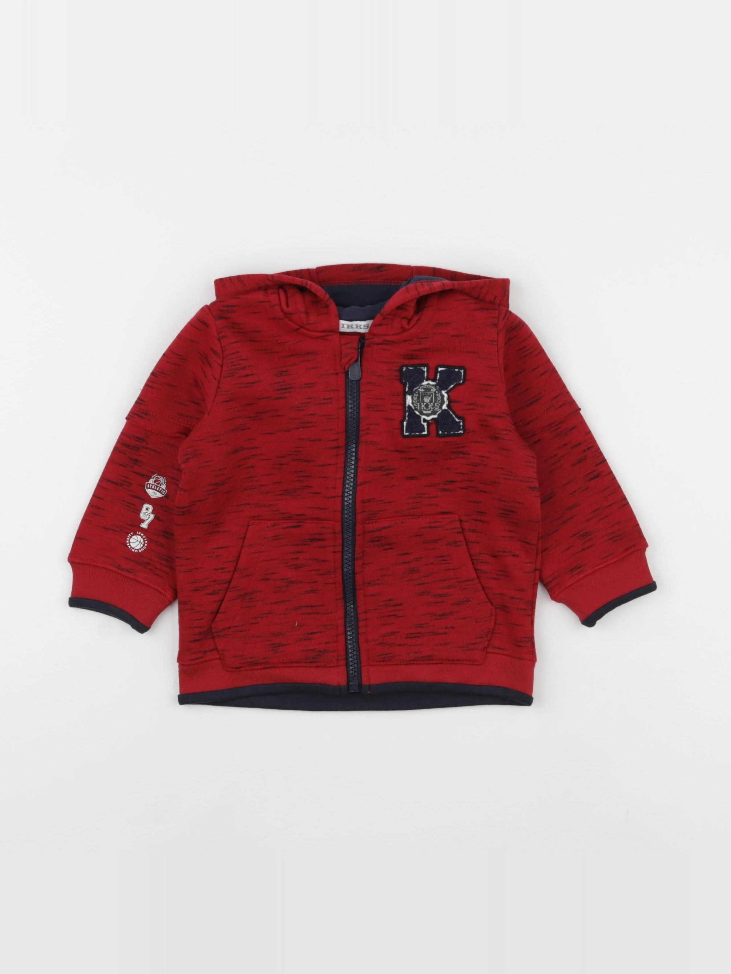 IKKS - sweat rouge - 12 mois