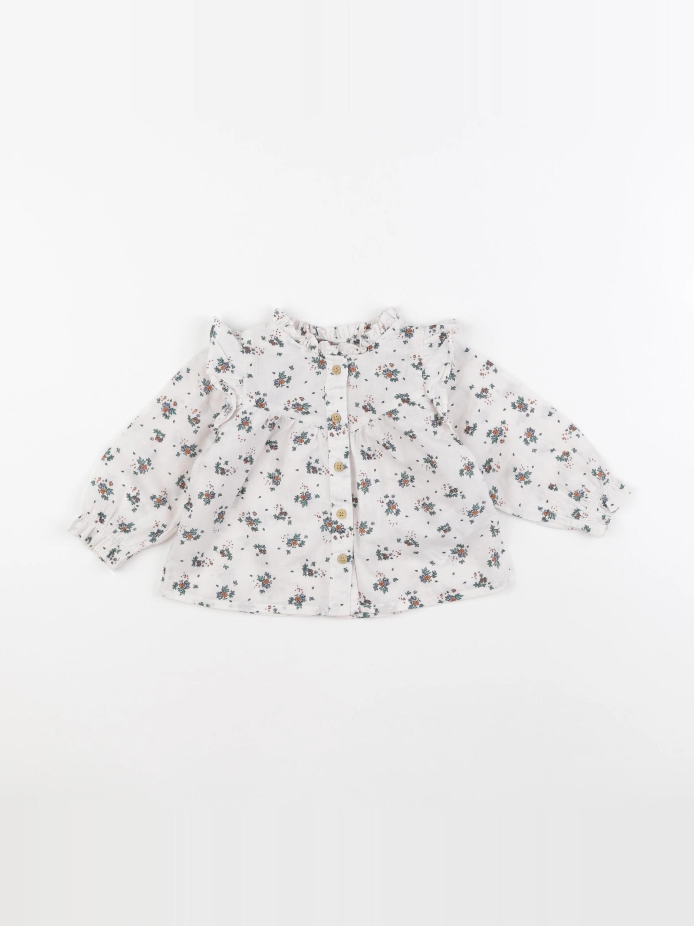 Vertbaudet - blouse beige - 6 mois