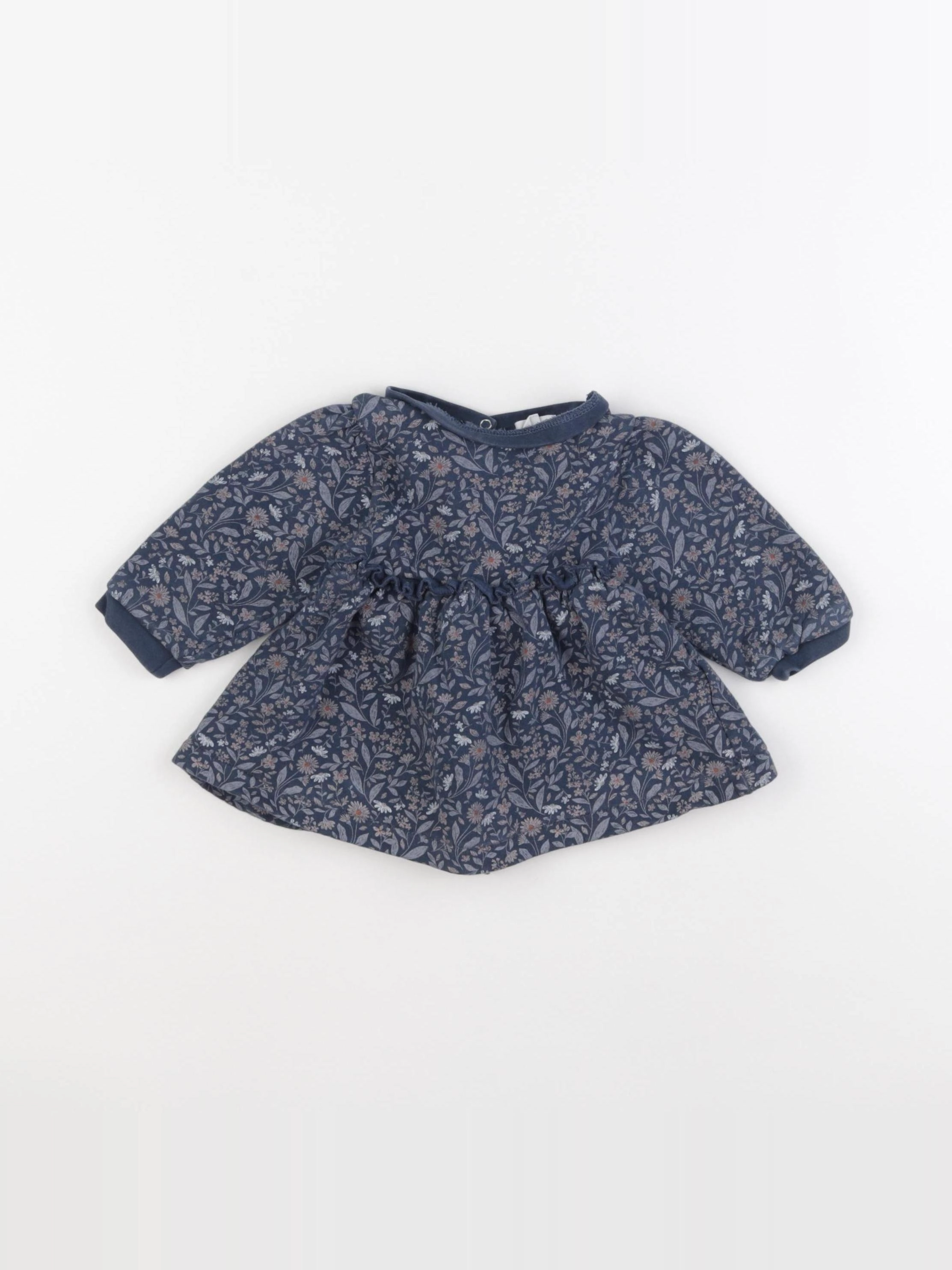Vertbaudet - robe bleu - 6 mois