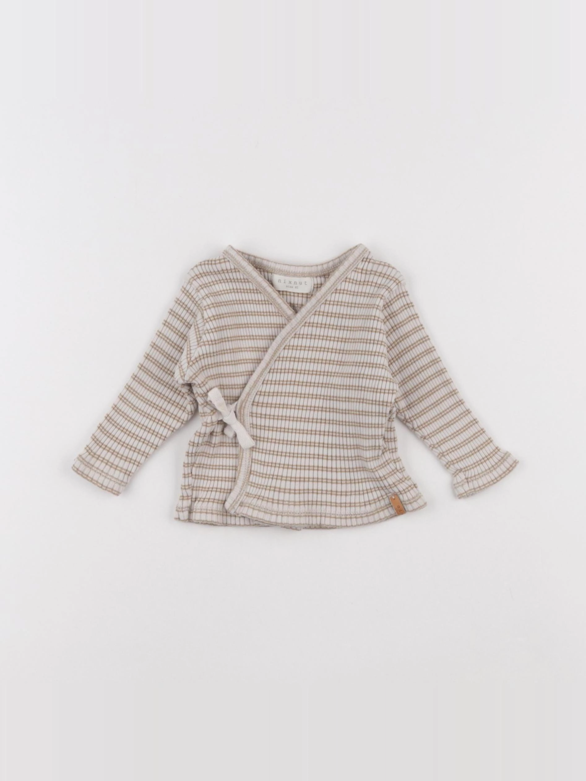 Nixnut - tee-shirt marron - 3 mois