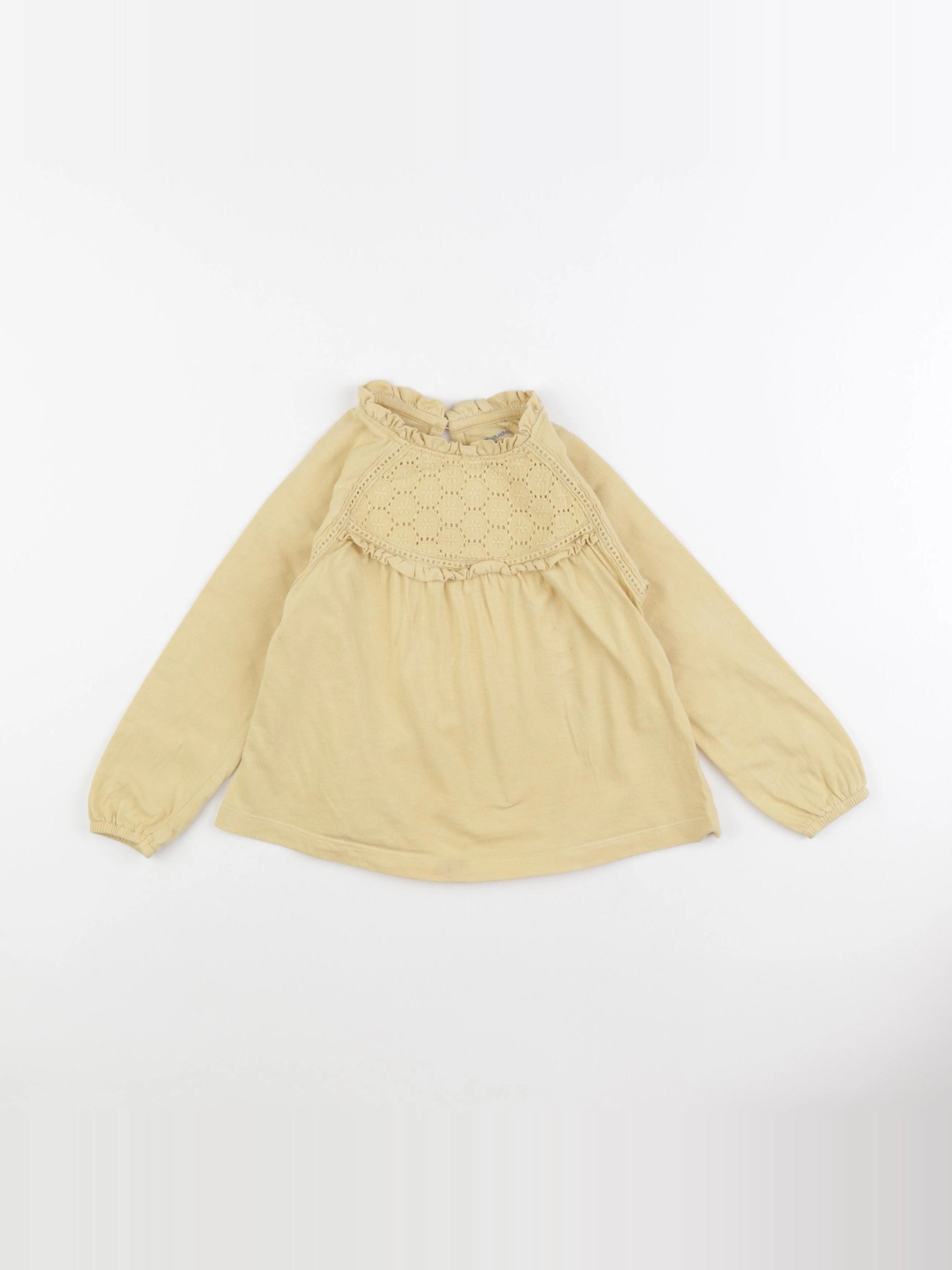 Vertbaudet - tee-shirt jaune - 3 ans