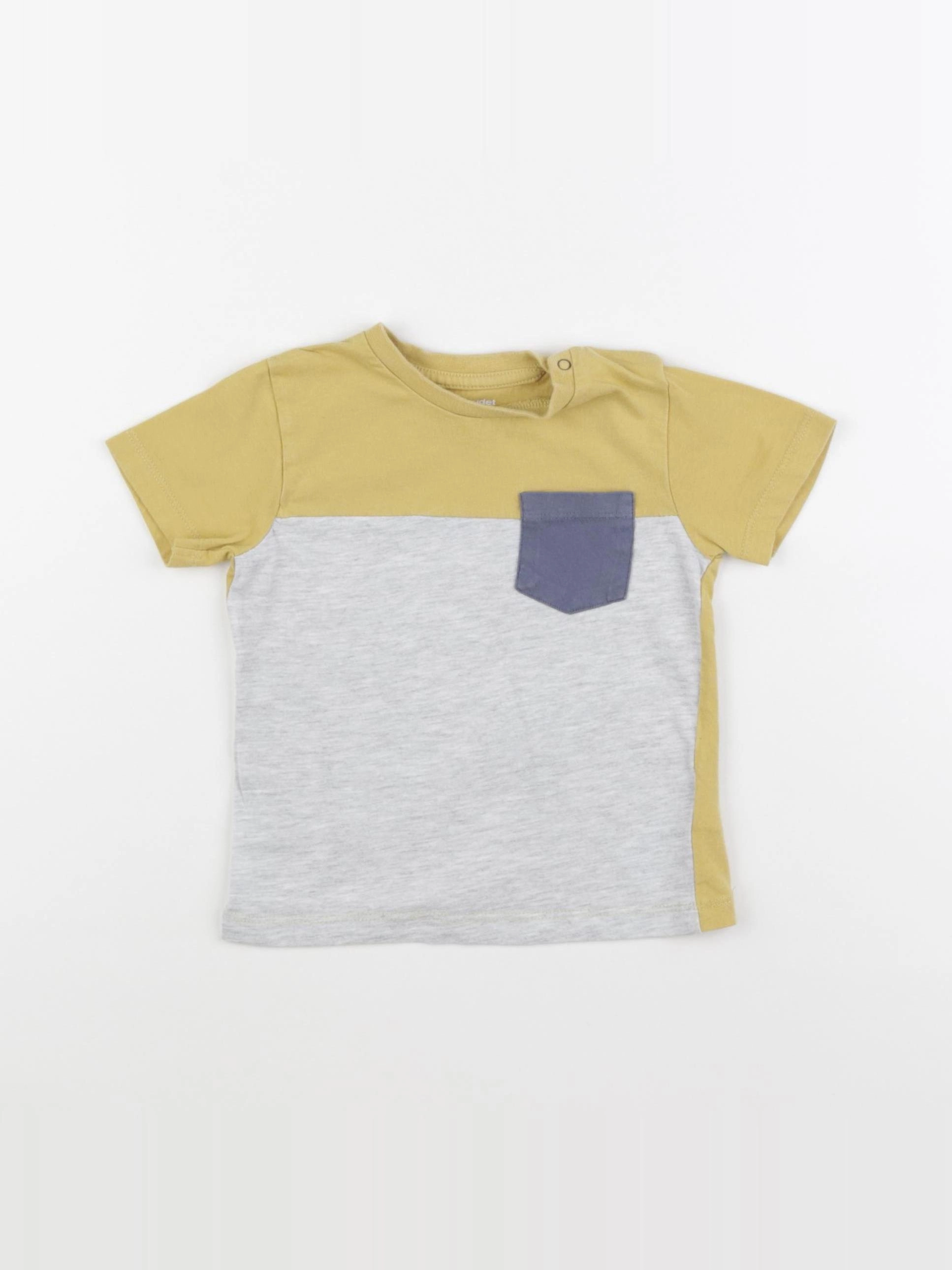 Vertbaudet - tee-shirt jaune - 2 ans