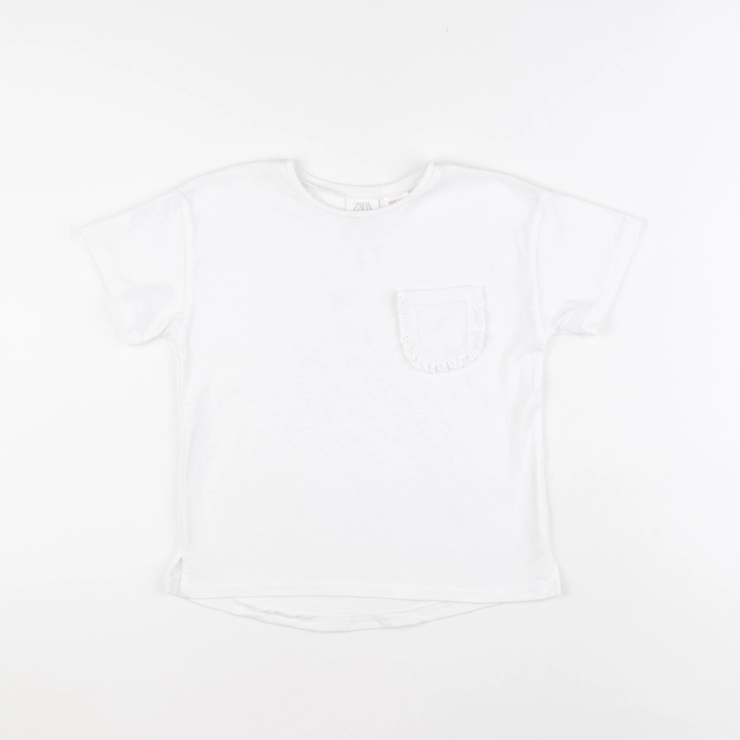 Zara - tee-shirt blanc - 3/4 ans
