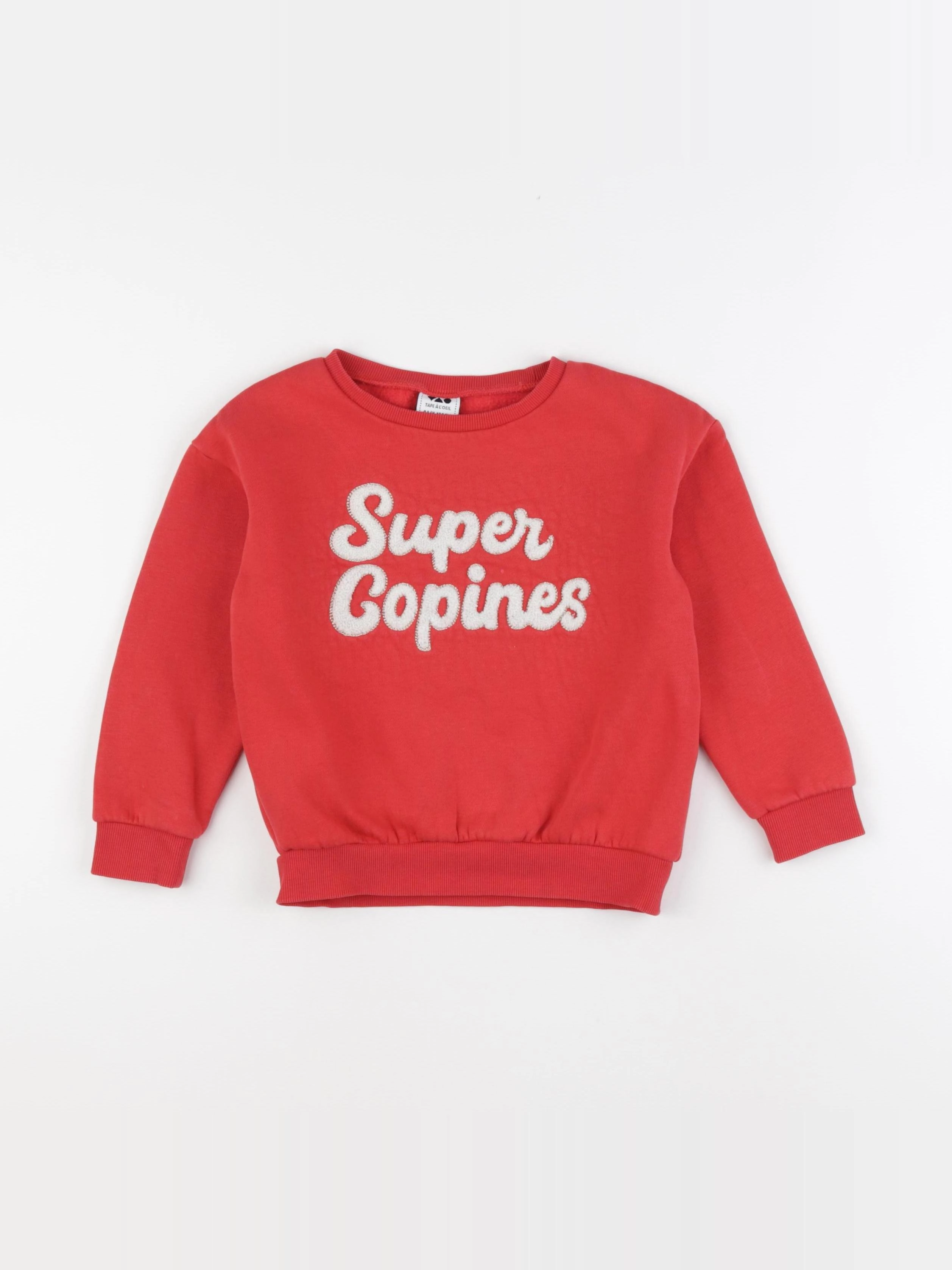 Tape à l'oeil - sweat rose - 4 ans