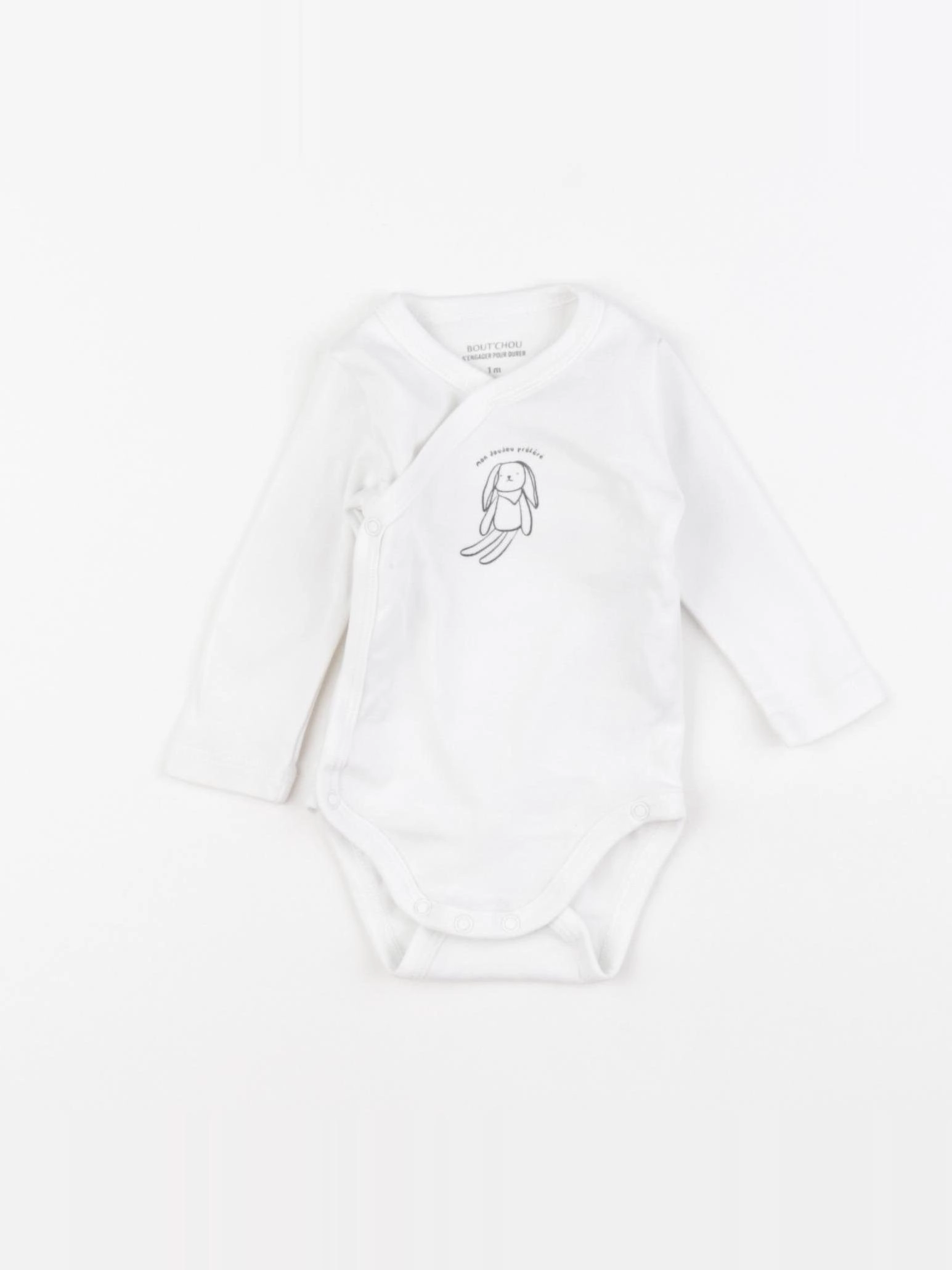 Boutchou - body blanc - 1 mois