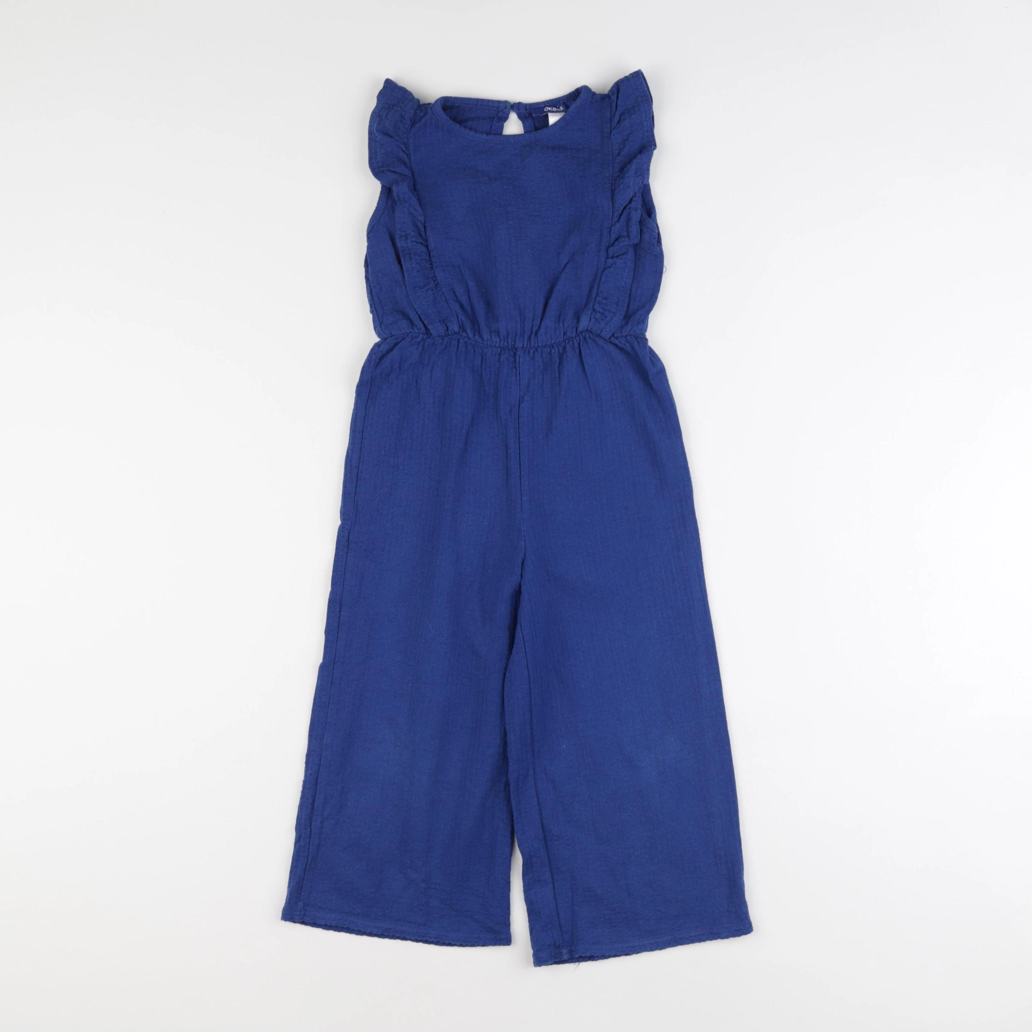 Okaidi - combinaison bleu - 4 ans