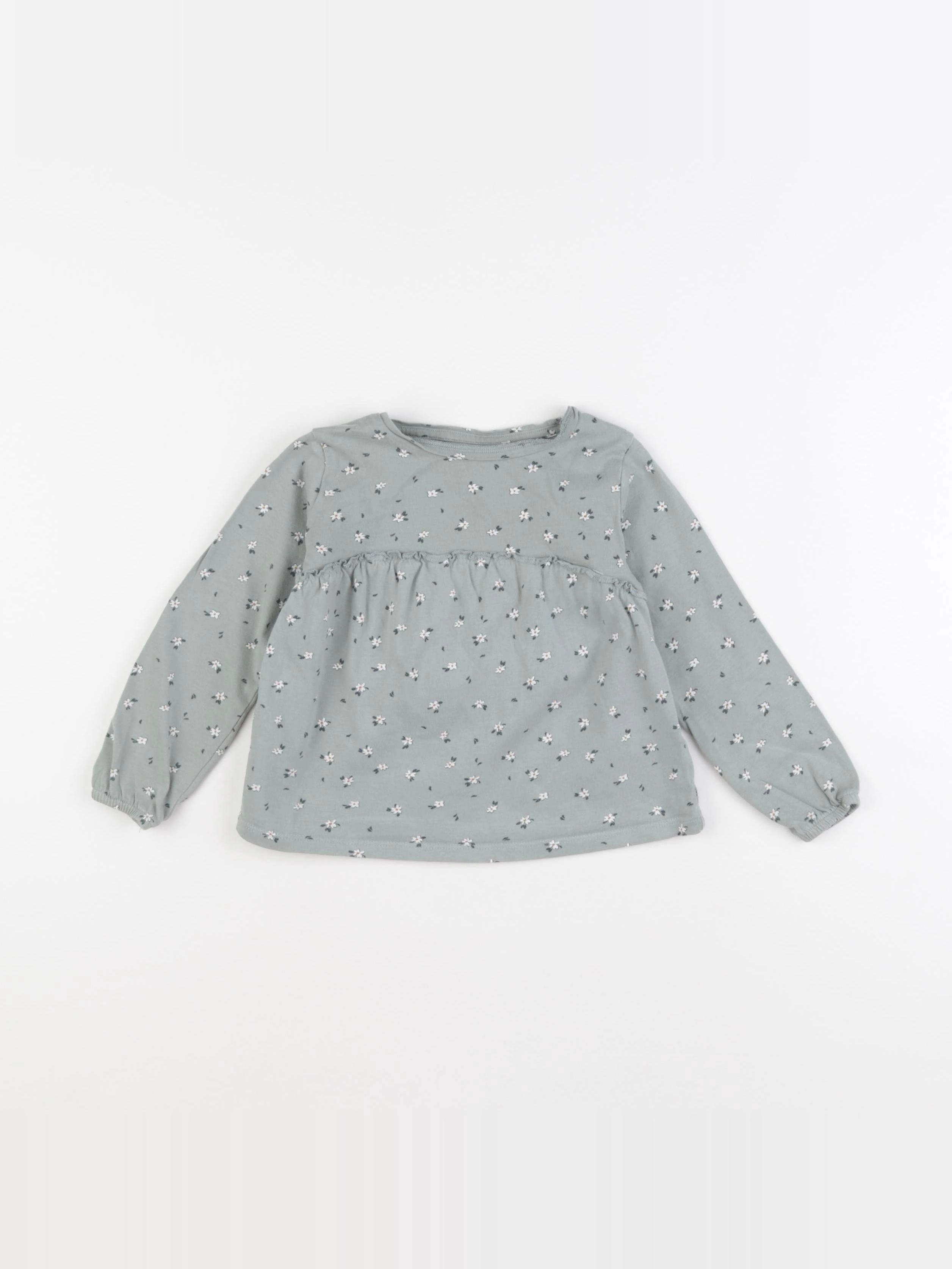 Vertbaudet - tee-shirt vert - 3 ans