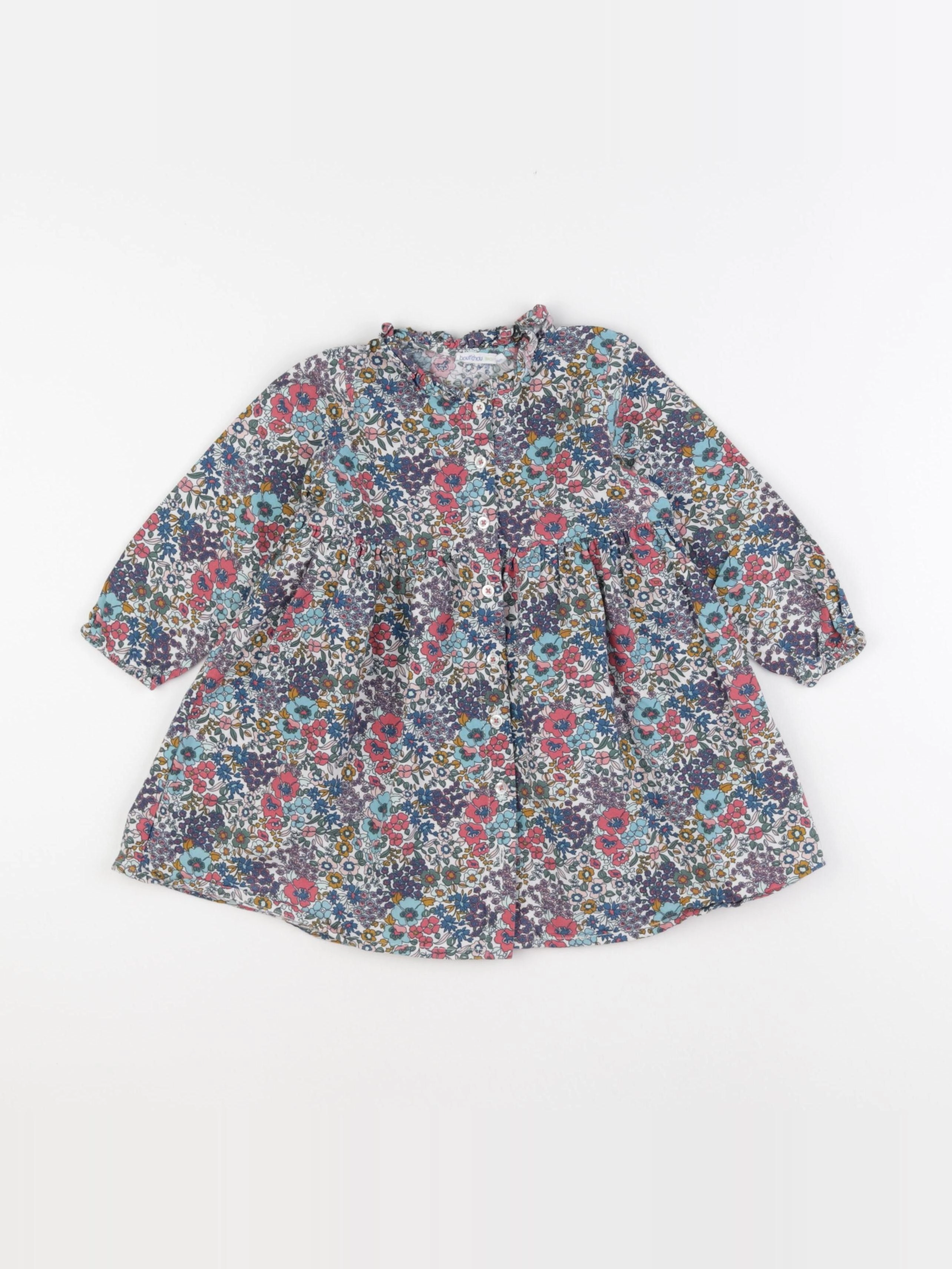 Boutchou - robe multicolore - 24 mois