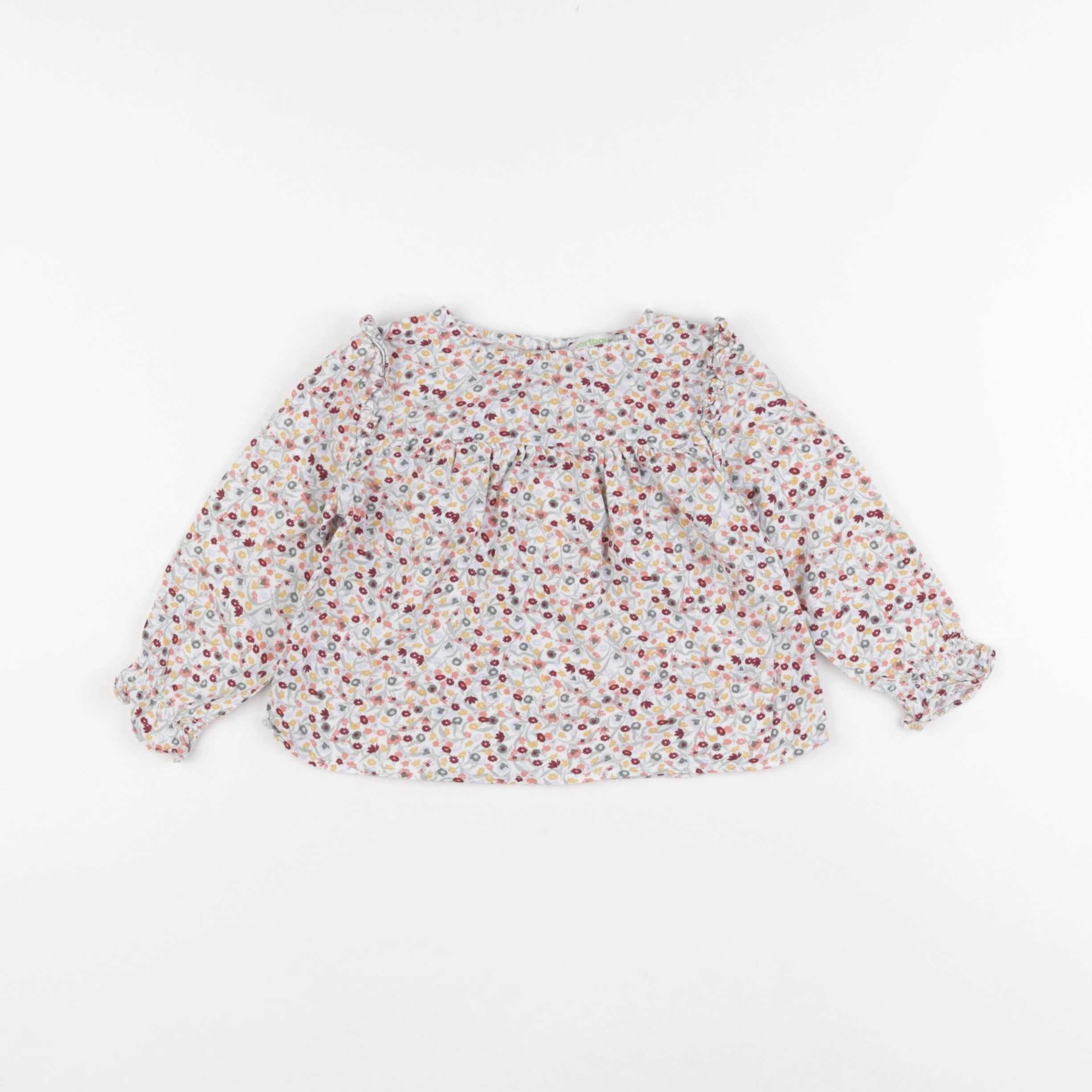 Vertbaudet - blouse multicolore - 2 ans