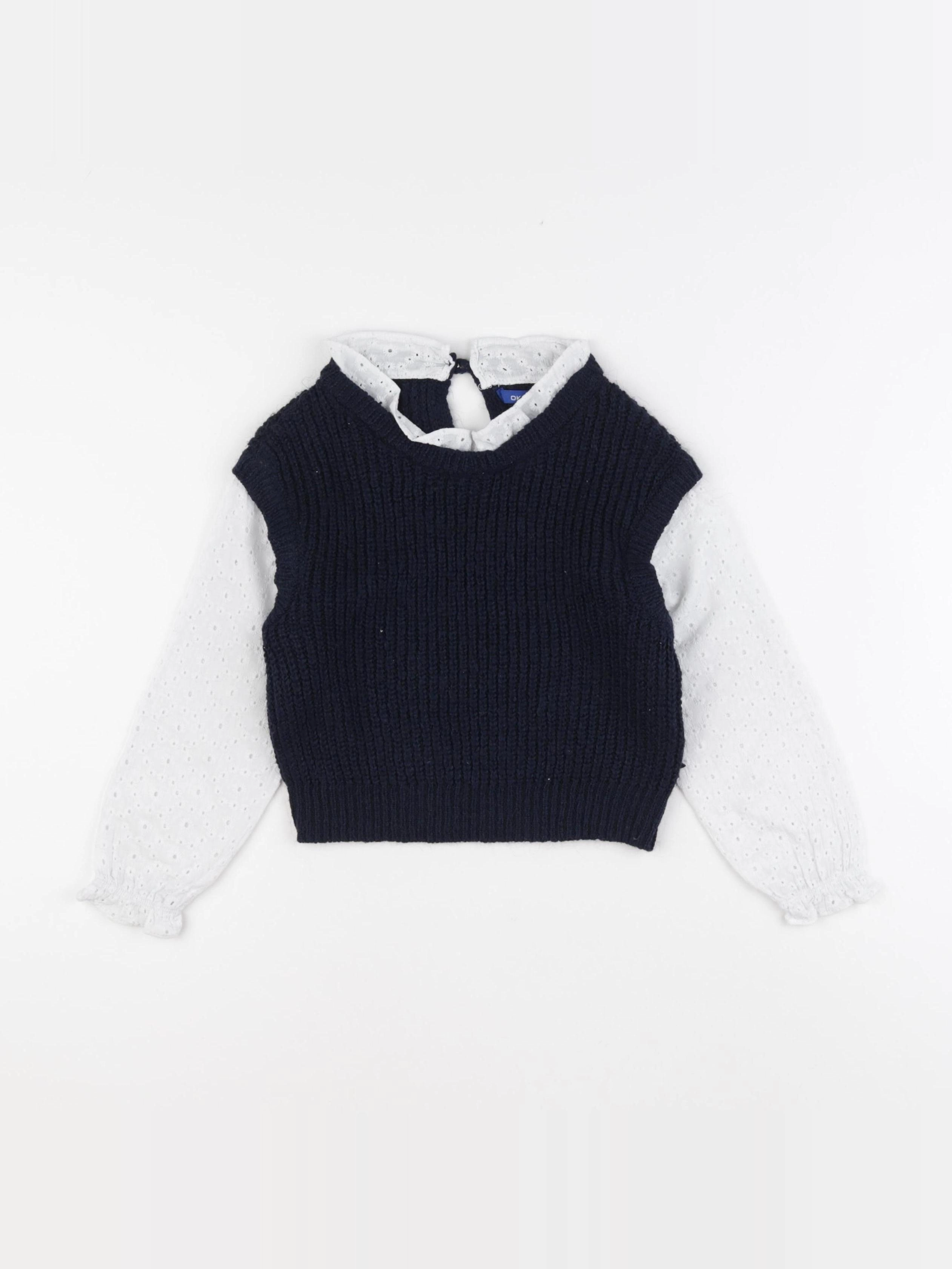 Okaidi - blouse noir - 4 ans