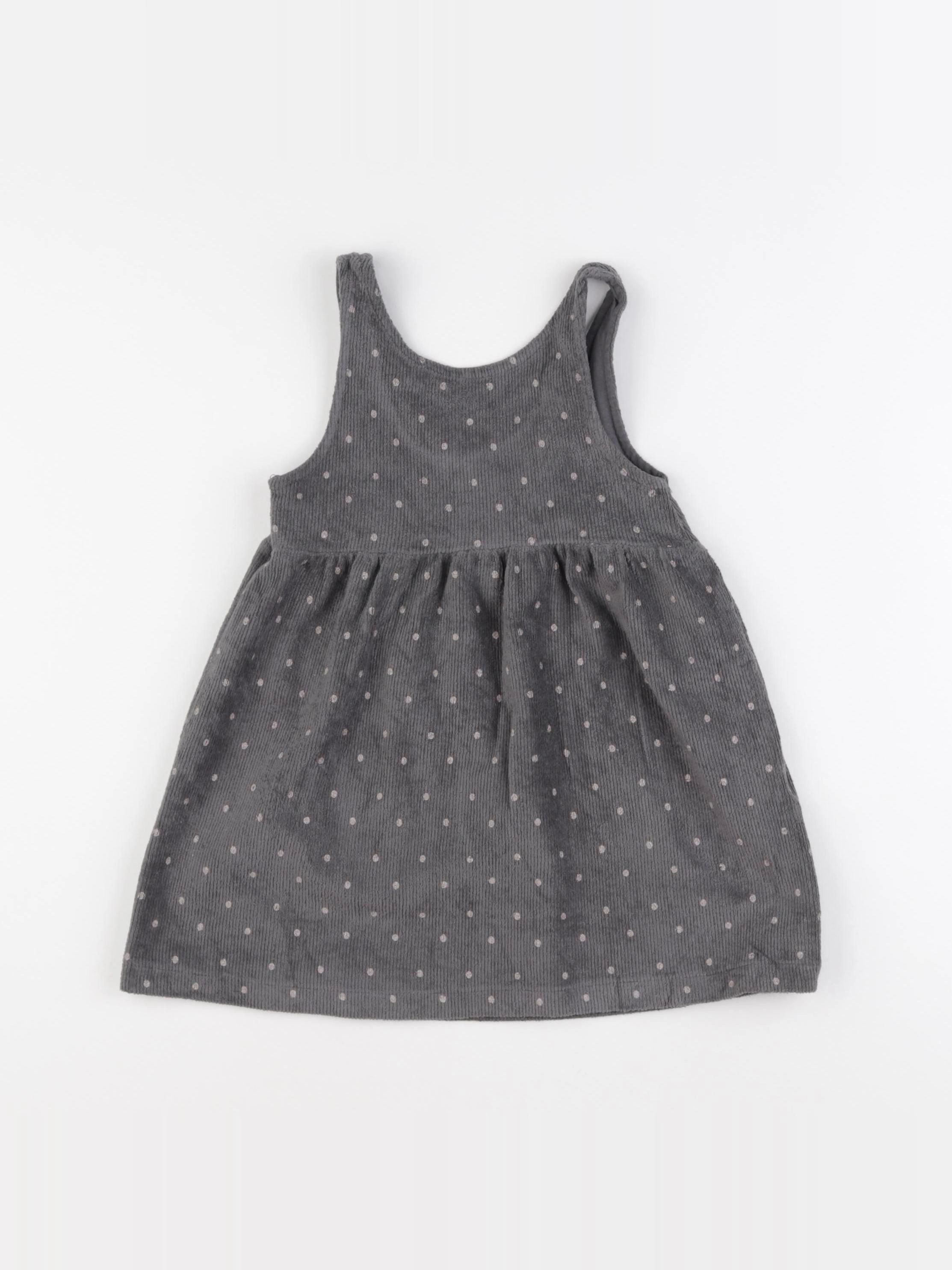 Zara - robe gris - 4 ans