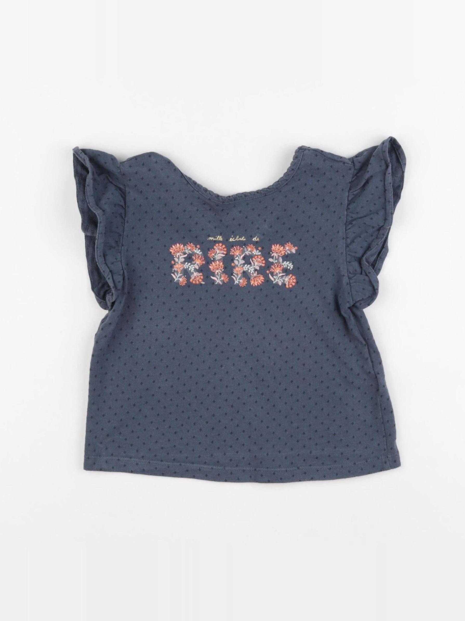 Vertbaudet - tee-shirt bleu - 3 ans