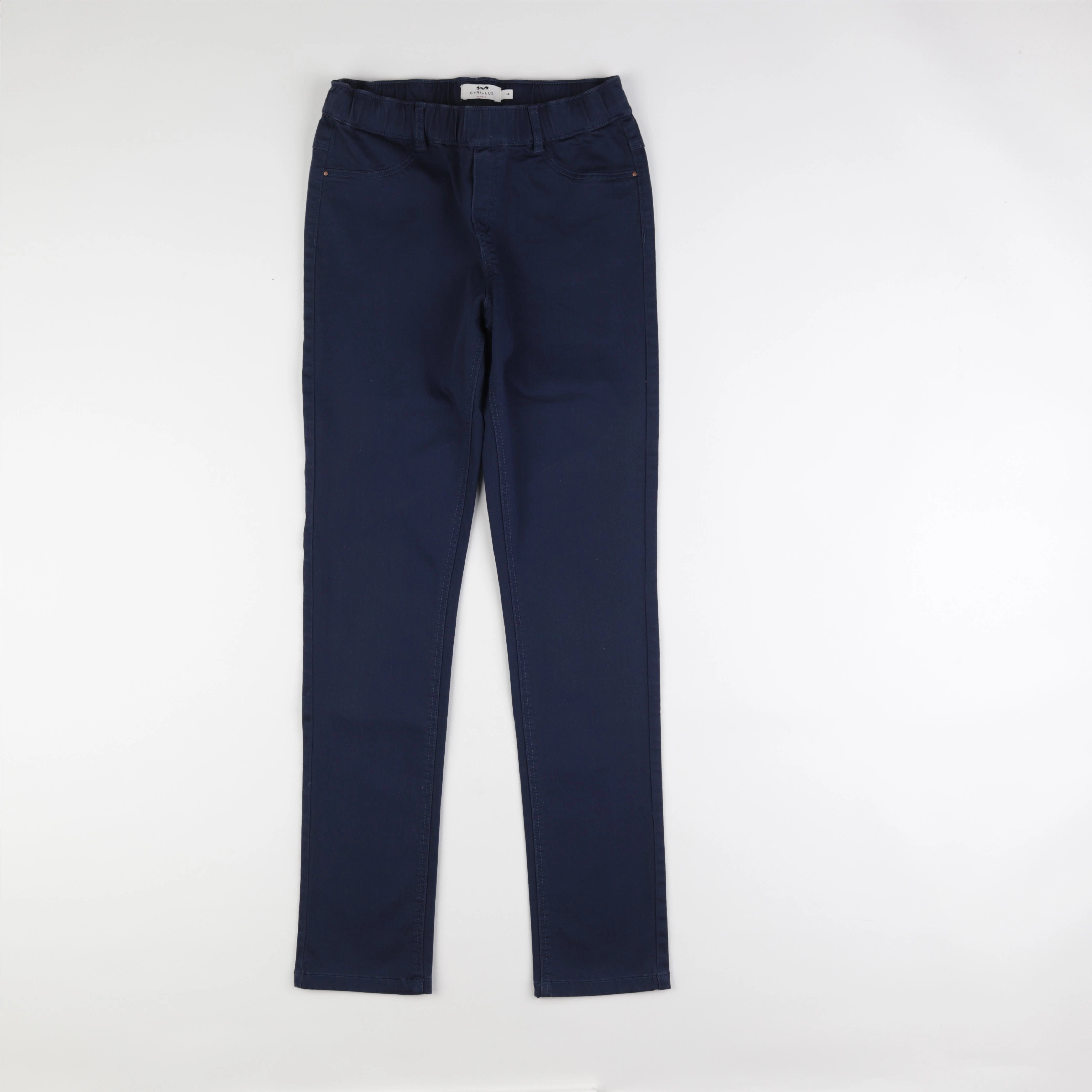 Cyrillus - jegging bleu - 14 ans