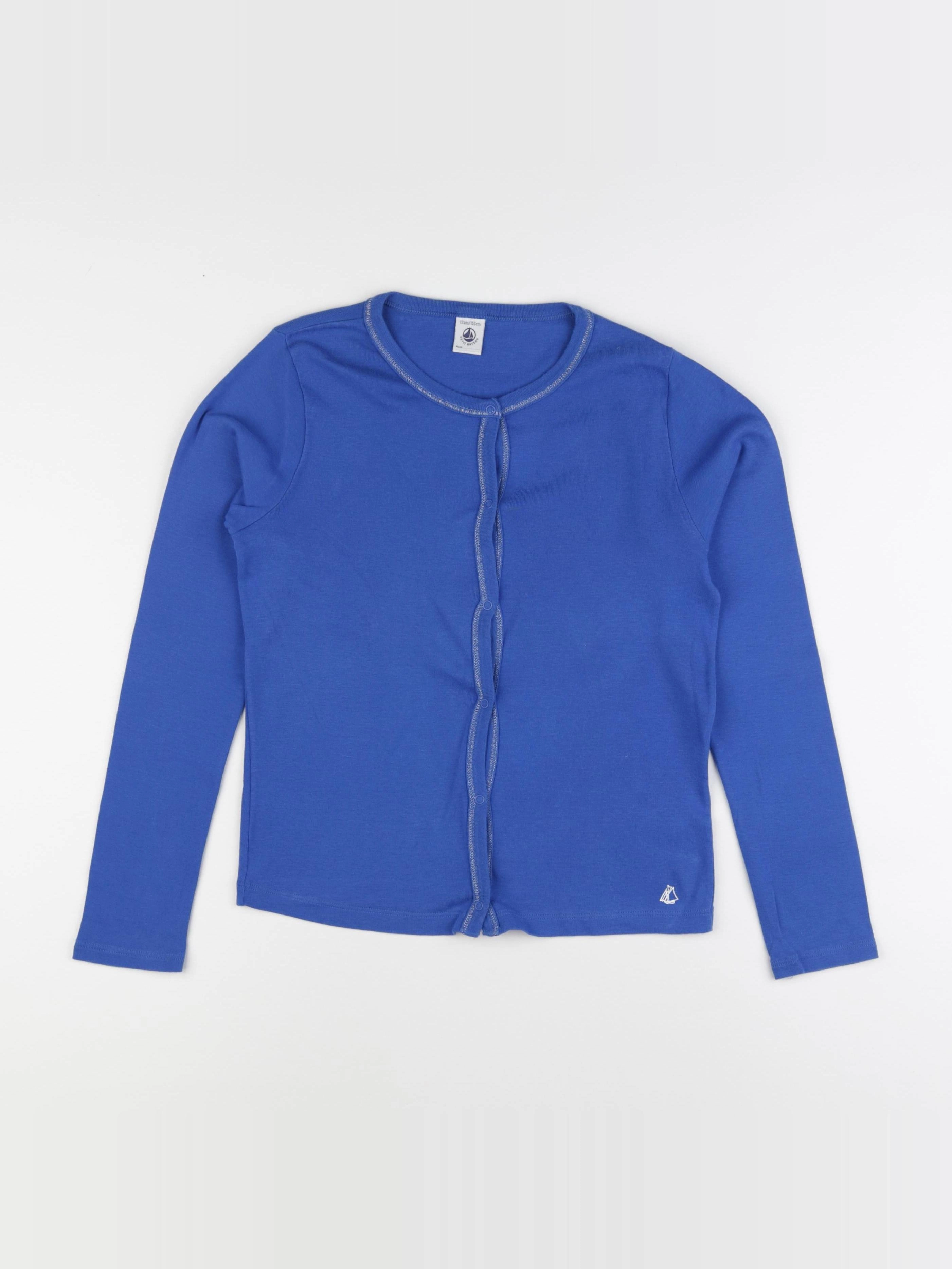 Petit Bateau - tee-shirt bleu - 12 ans