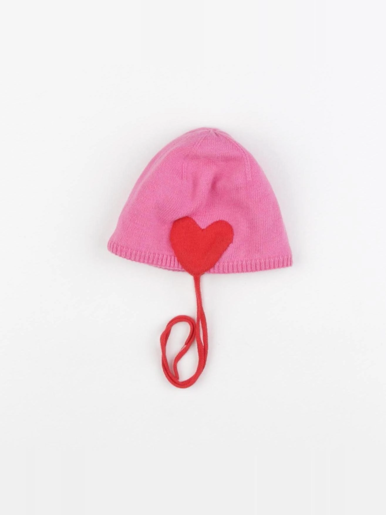 Jacadi - bonnet rose, rouge - 1 mois