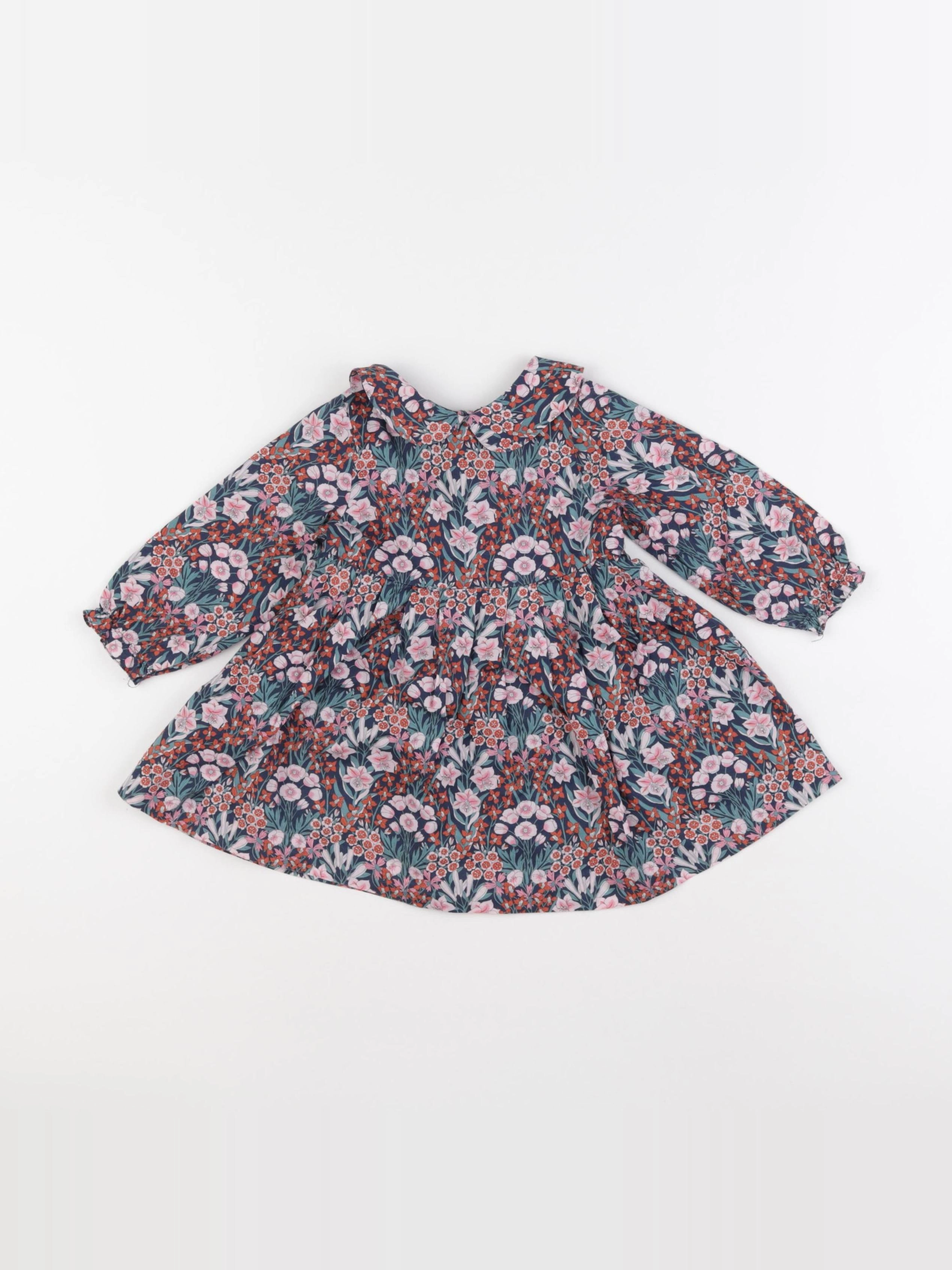 Jacadi - robe multicolore - 12 mois