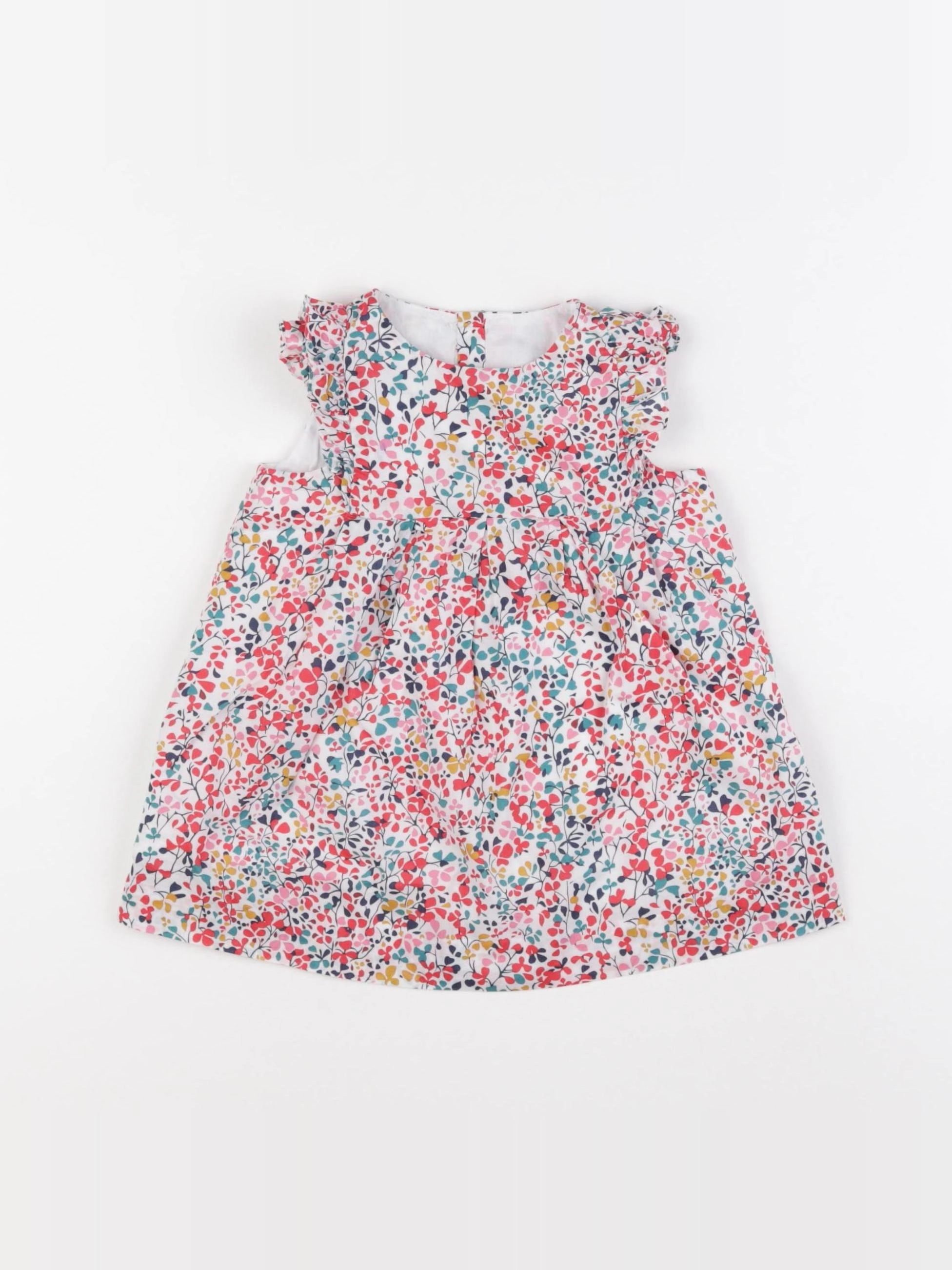 Jacadi - robe liberty multicolore - 12 mois