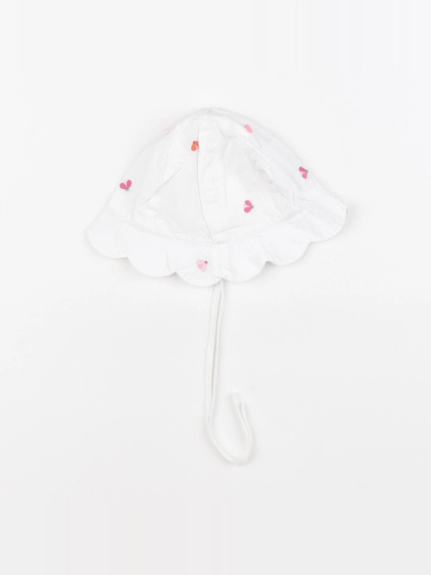 Jacadi - chapeau blanc - 6 mois
