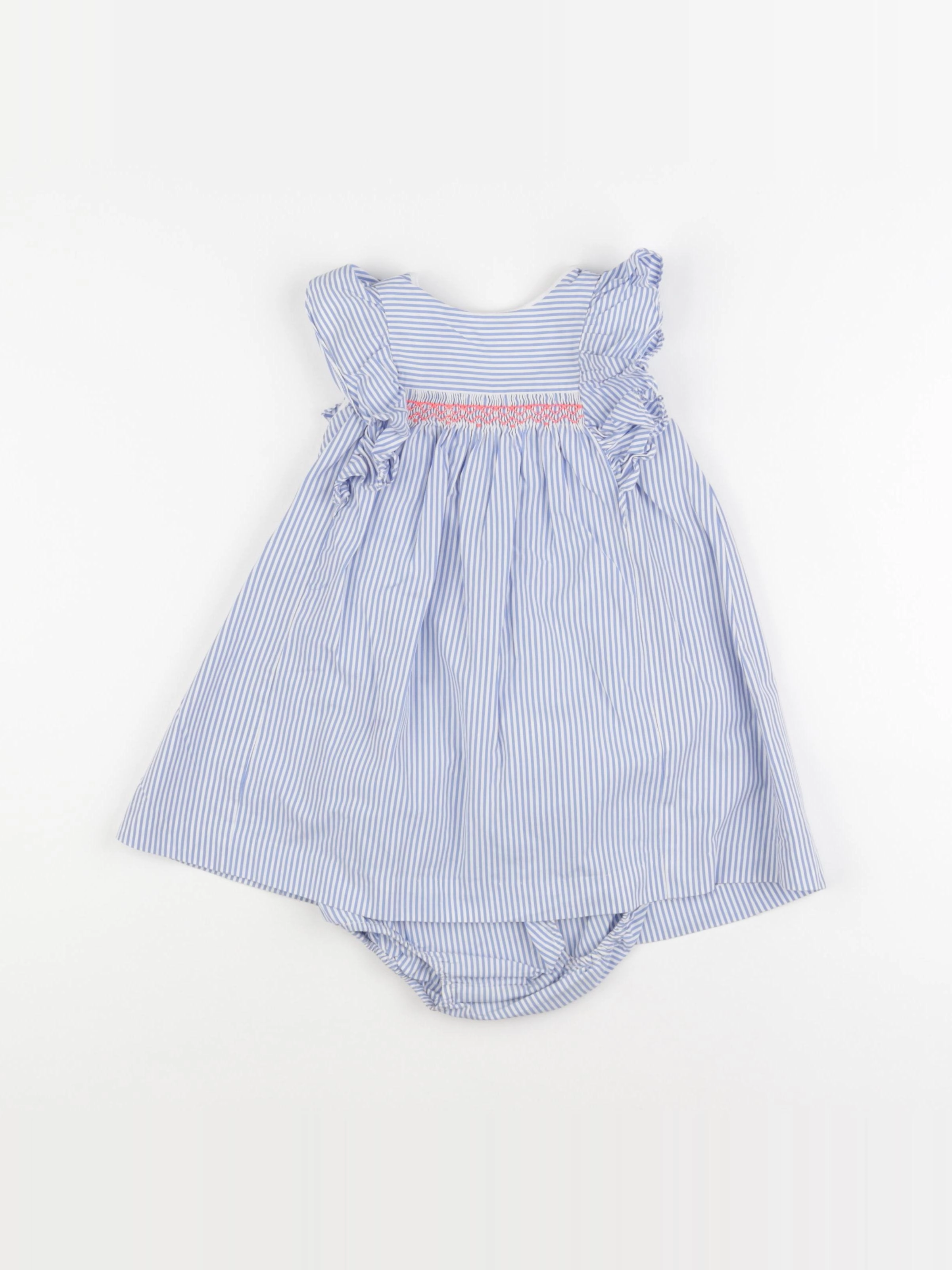 Jacadi - robe bleu, blanc - 24 mois