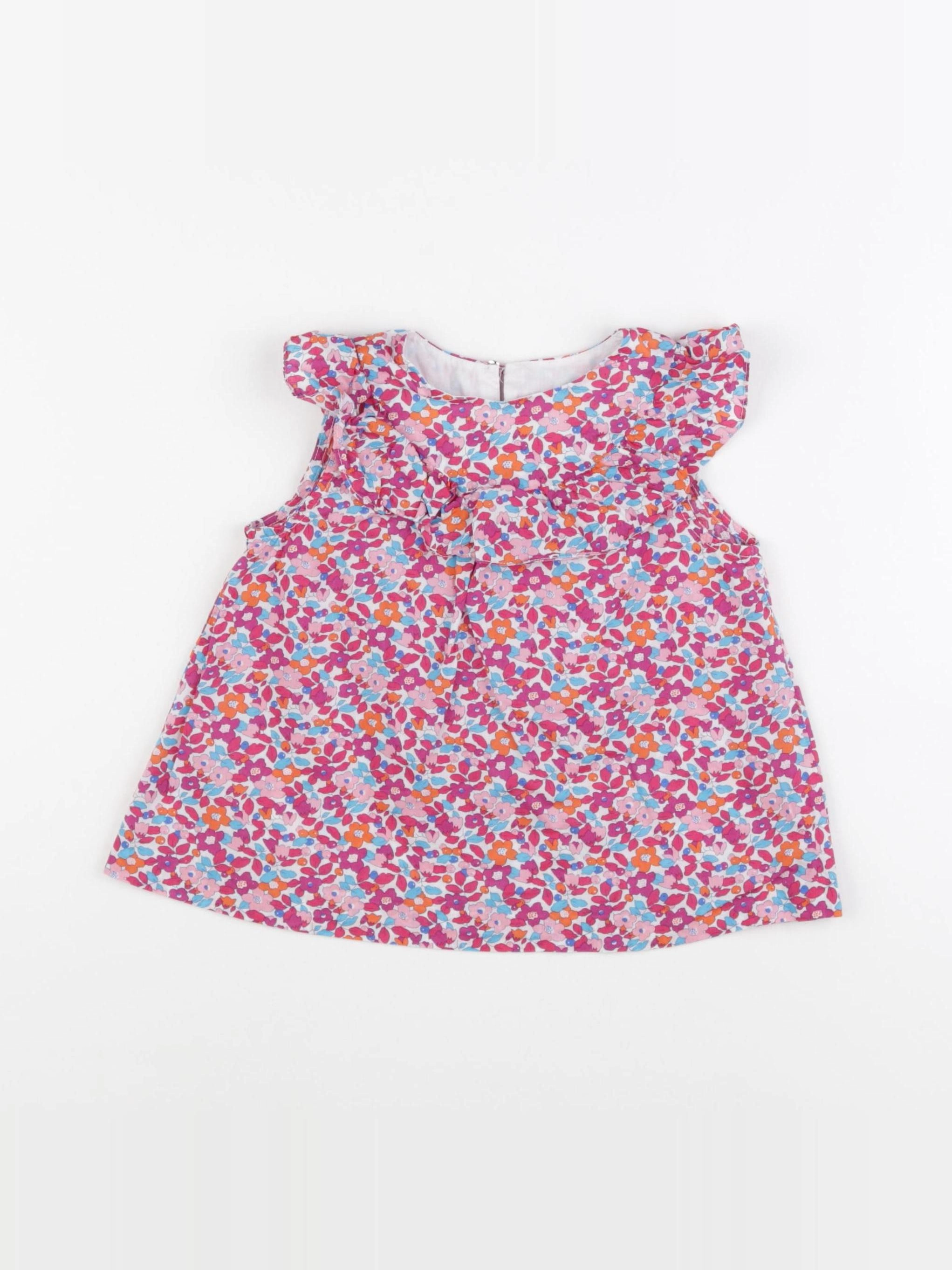 Jacadi - blouse liberty multicolore - 4 ans