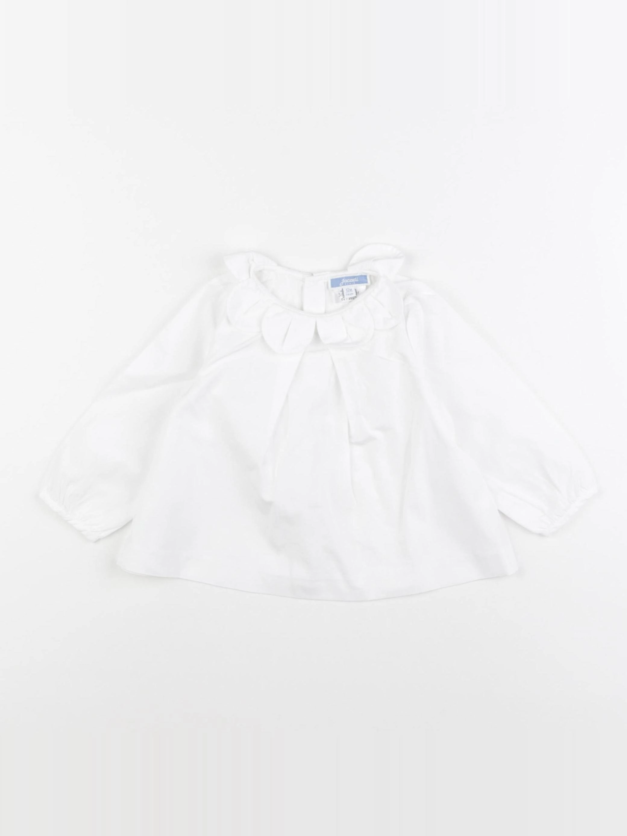 Jacadi - blouse blanc - 12 mois