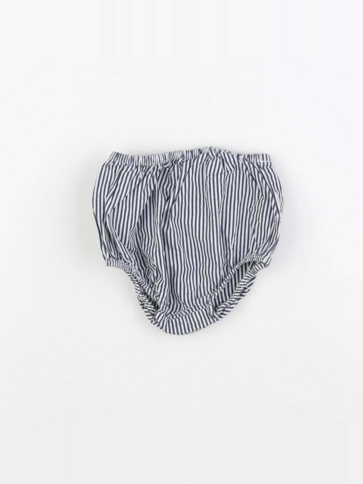 Jacadi - bloomer blanc, bleu - 6 mois