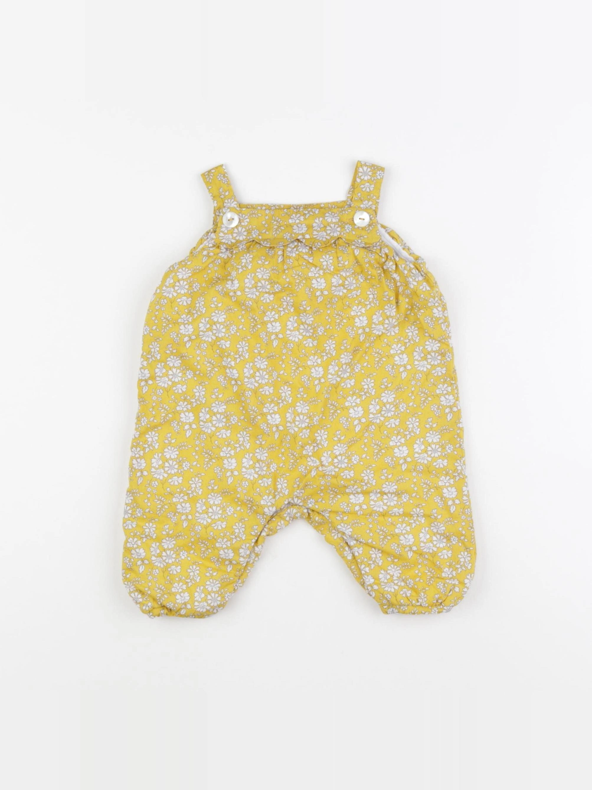 Jacadi - salopette jaune - 3 mois