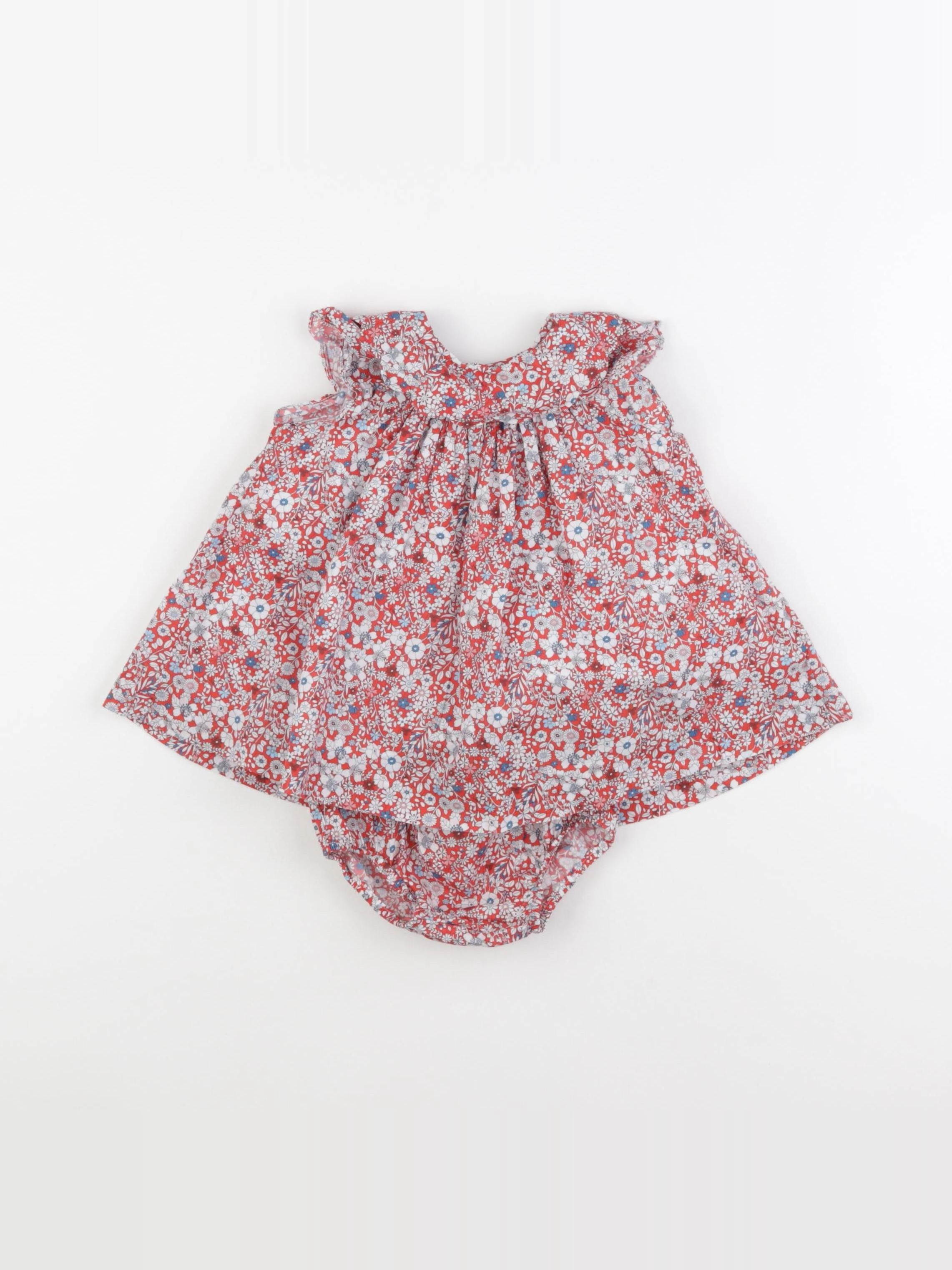 Jacadi - robe rouge - 6 mois