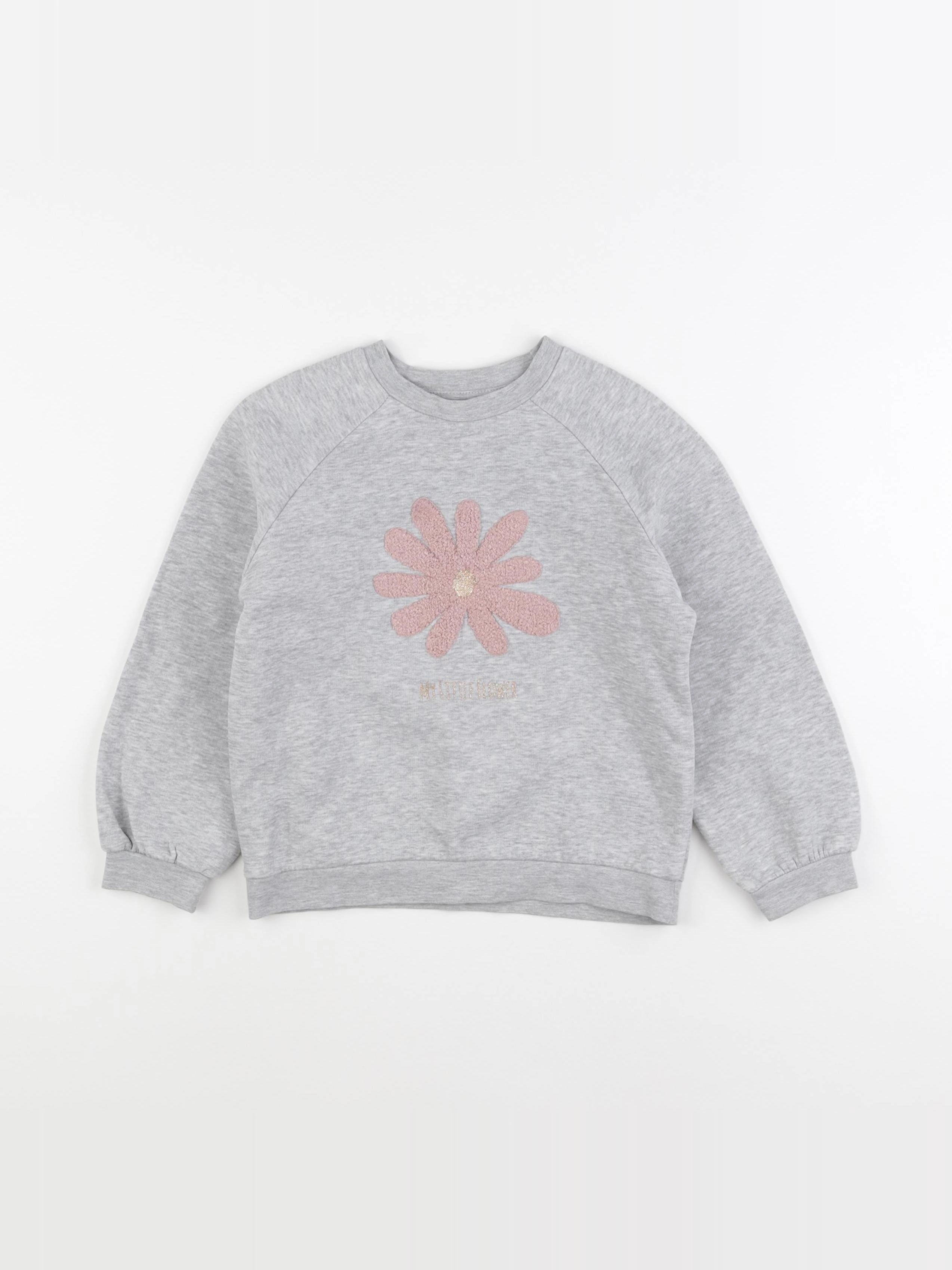 Vertbaudet - sweat gris - 6 ans