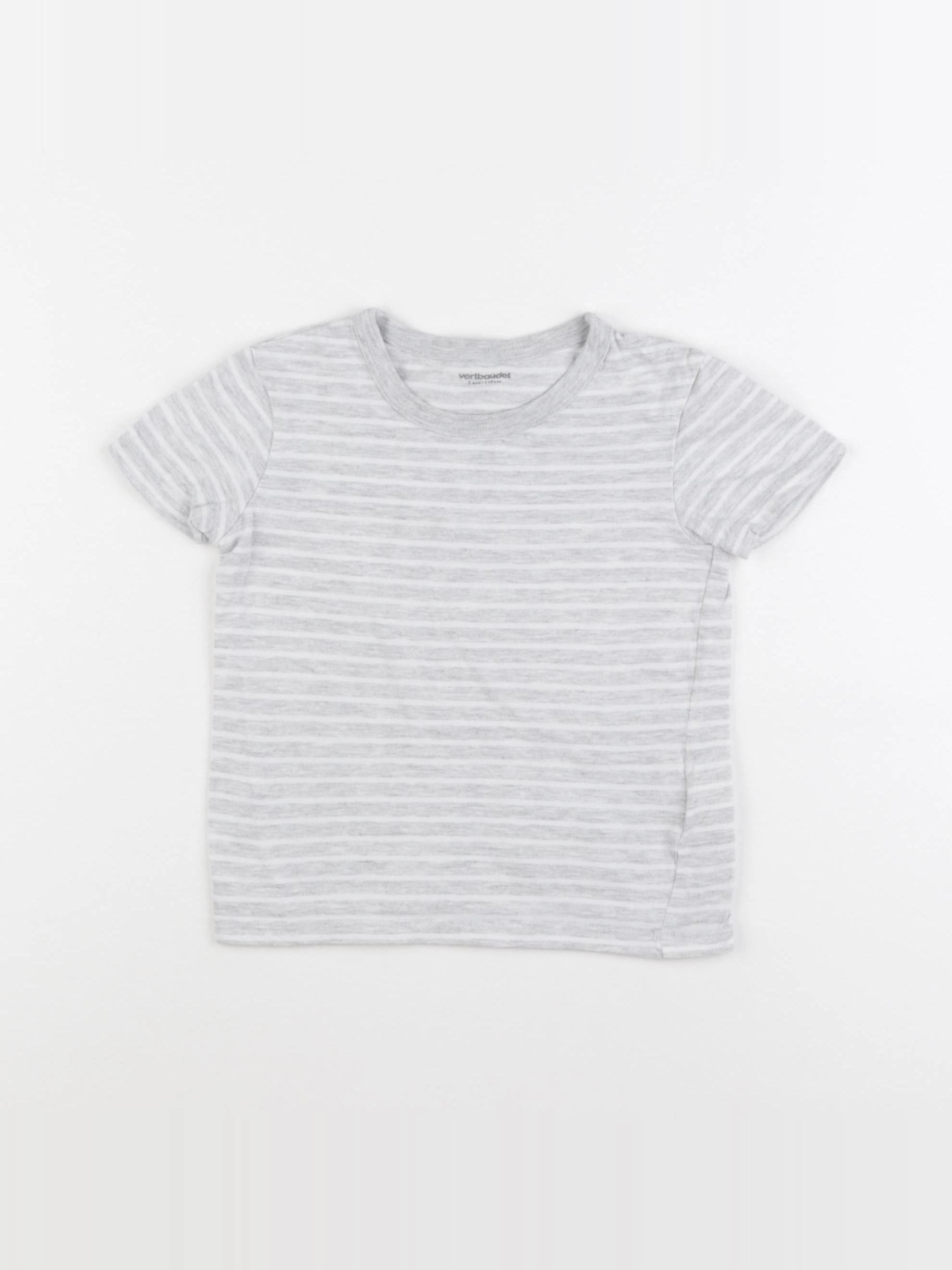 Vertbaudet - maillot de corps gris - 5 ans