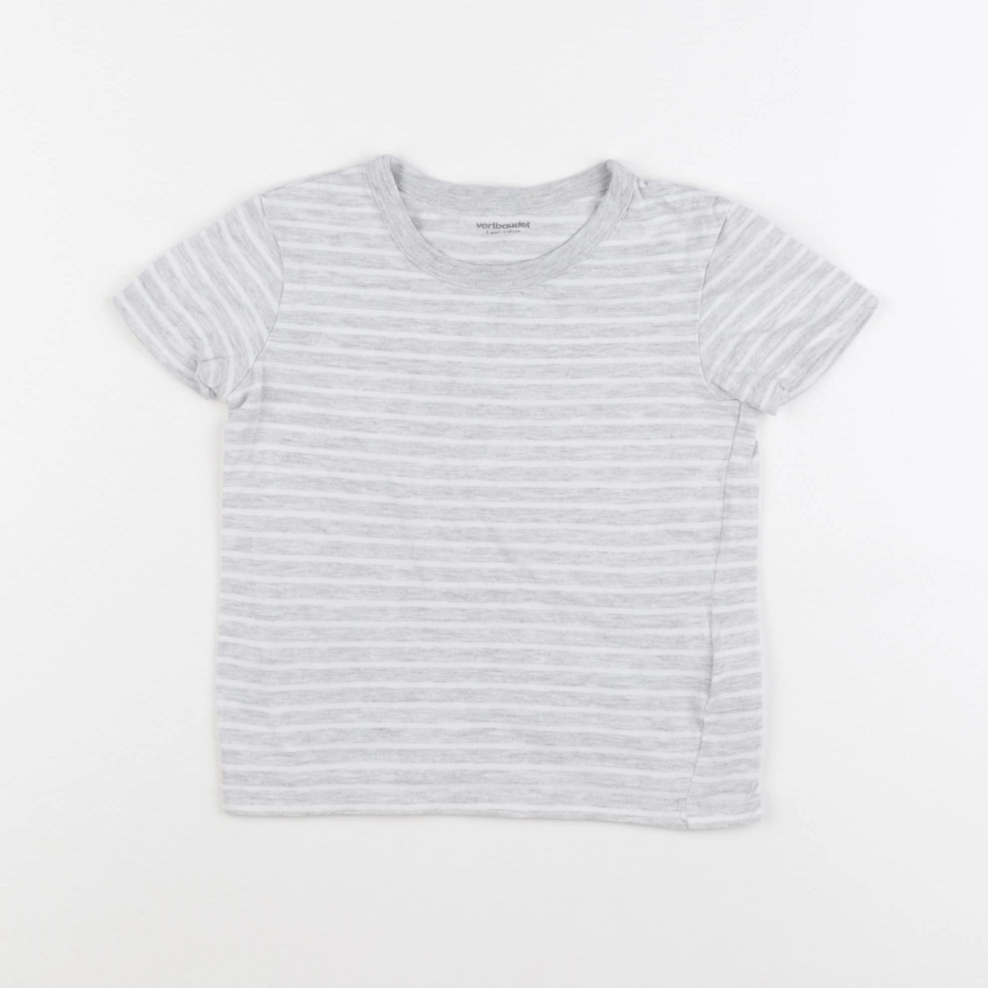 Vertbaudet - maillot de corps gris - 5 ans