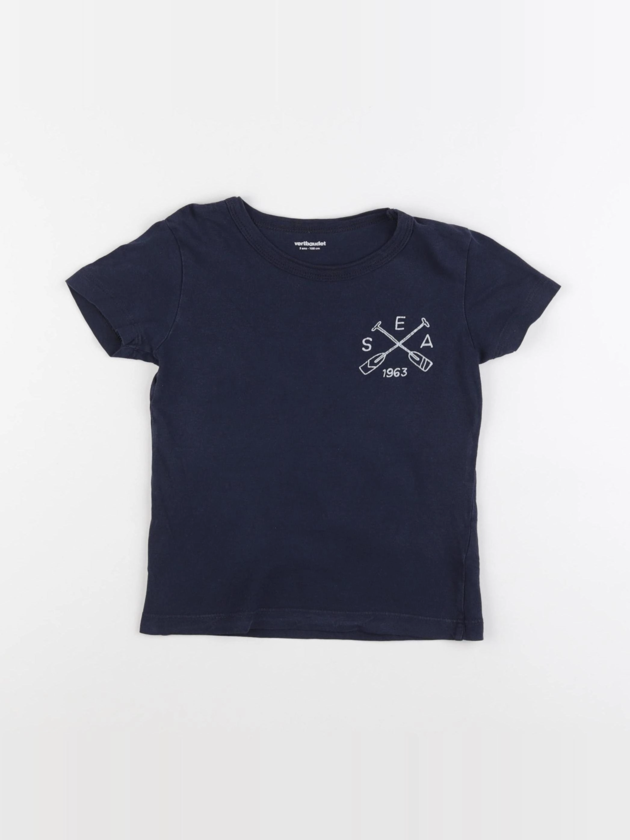 Vertbaudet - maillot de corps bleu - 5 ans