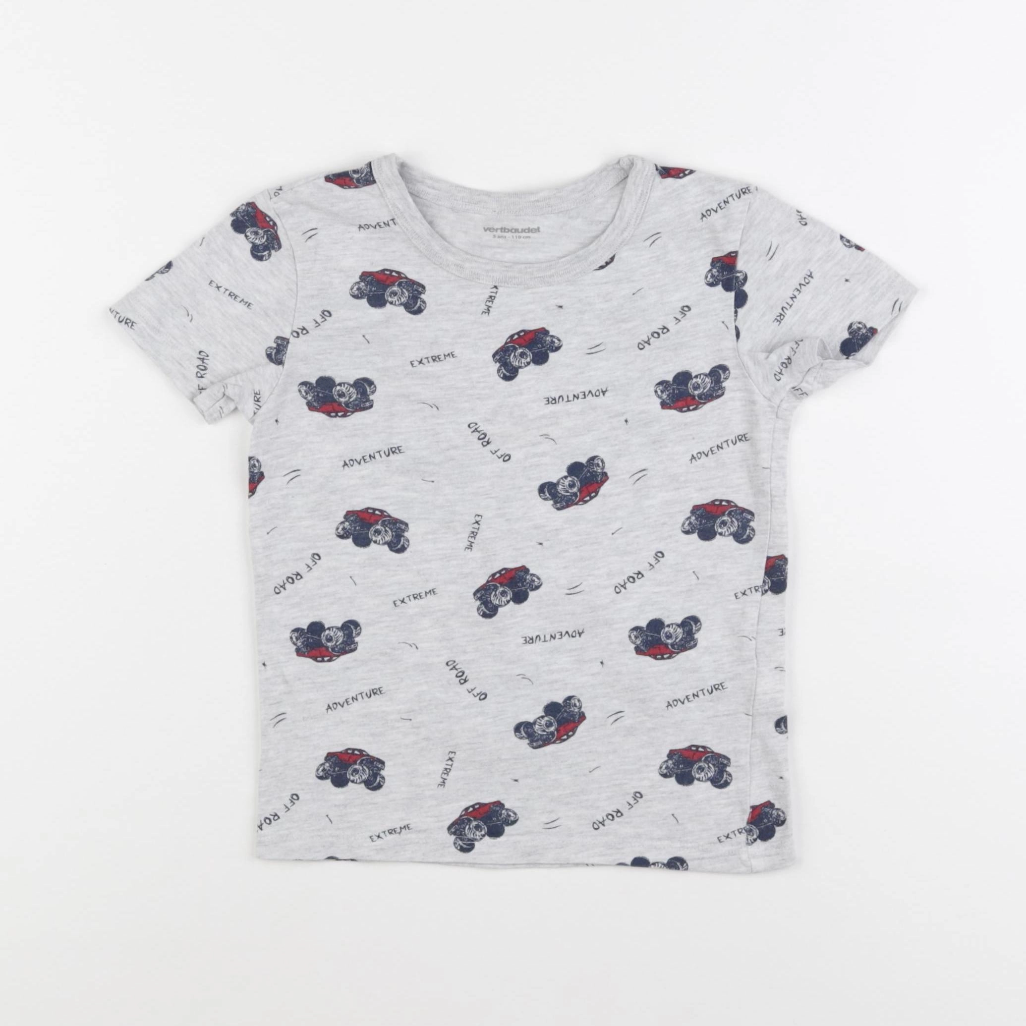 Vertbaudet - maillot de corps gris - 5 ans