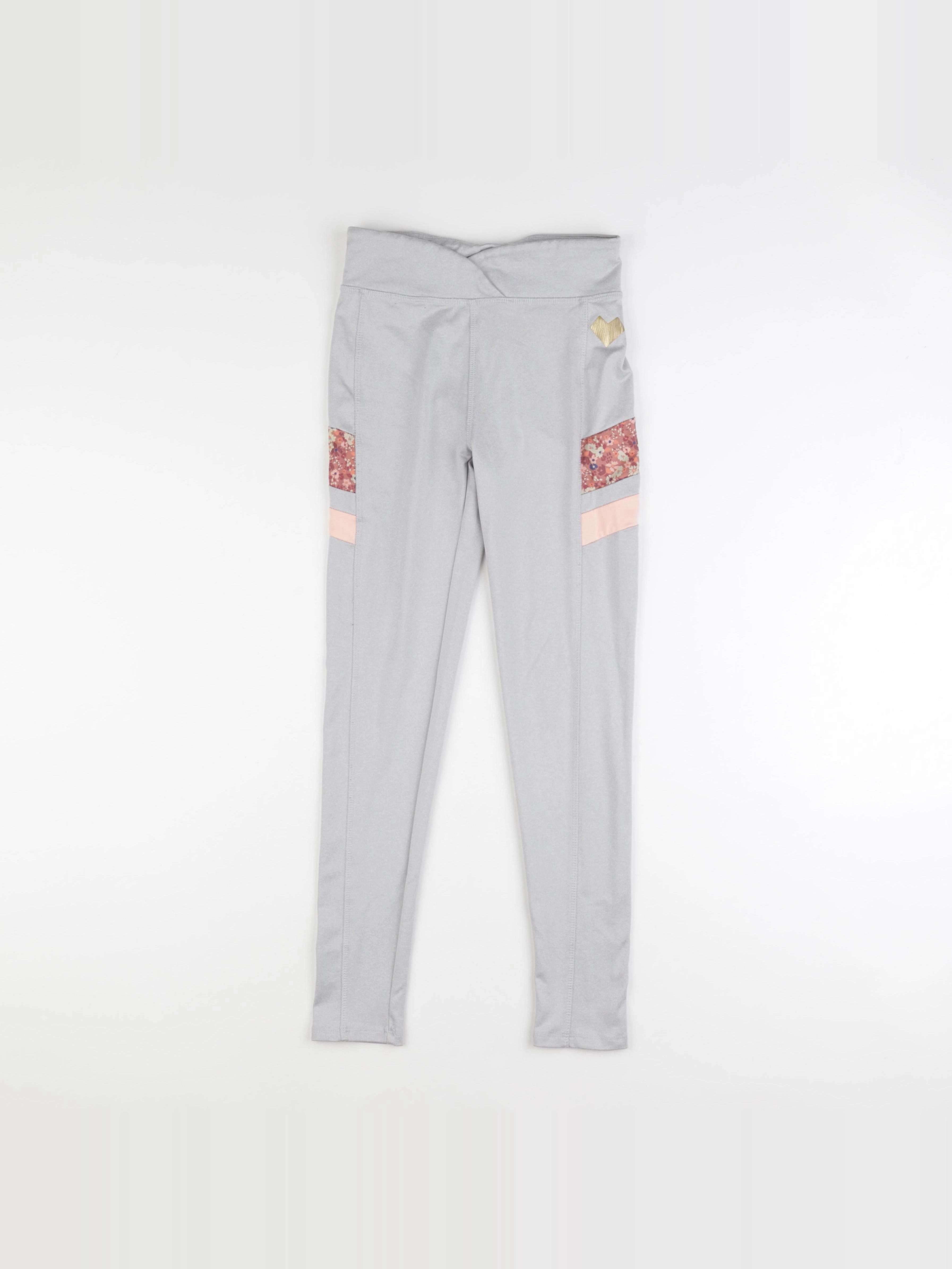 Vertbaudet - legging gris - 10 ans