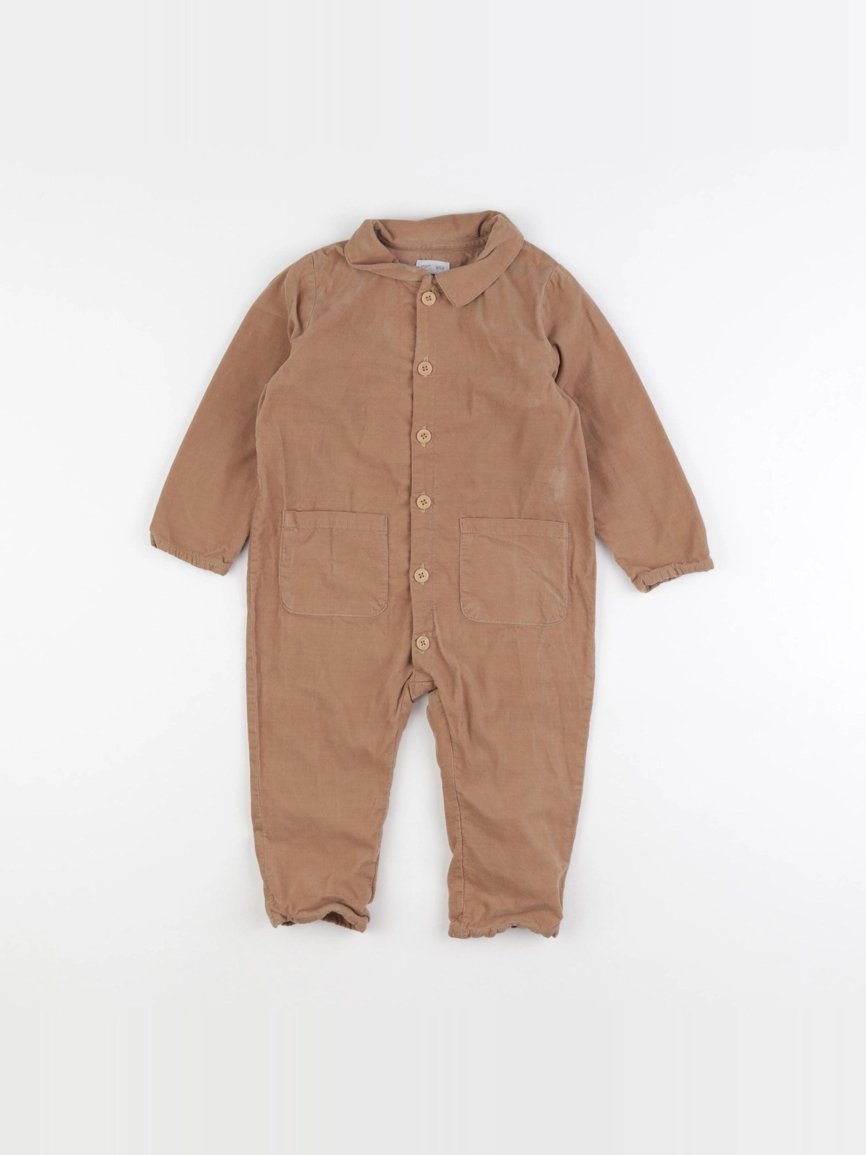 Vertbaudet - combinaison marron - 24 mois
