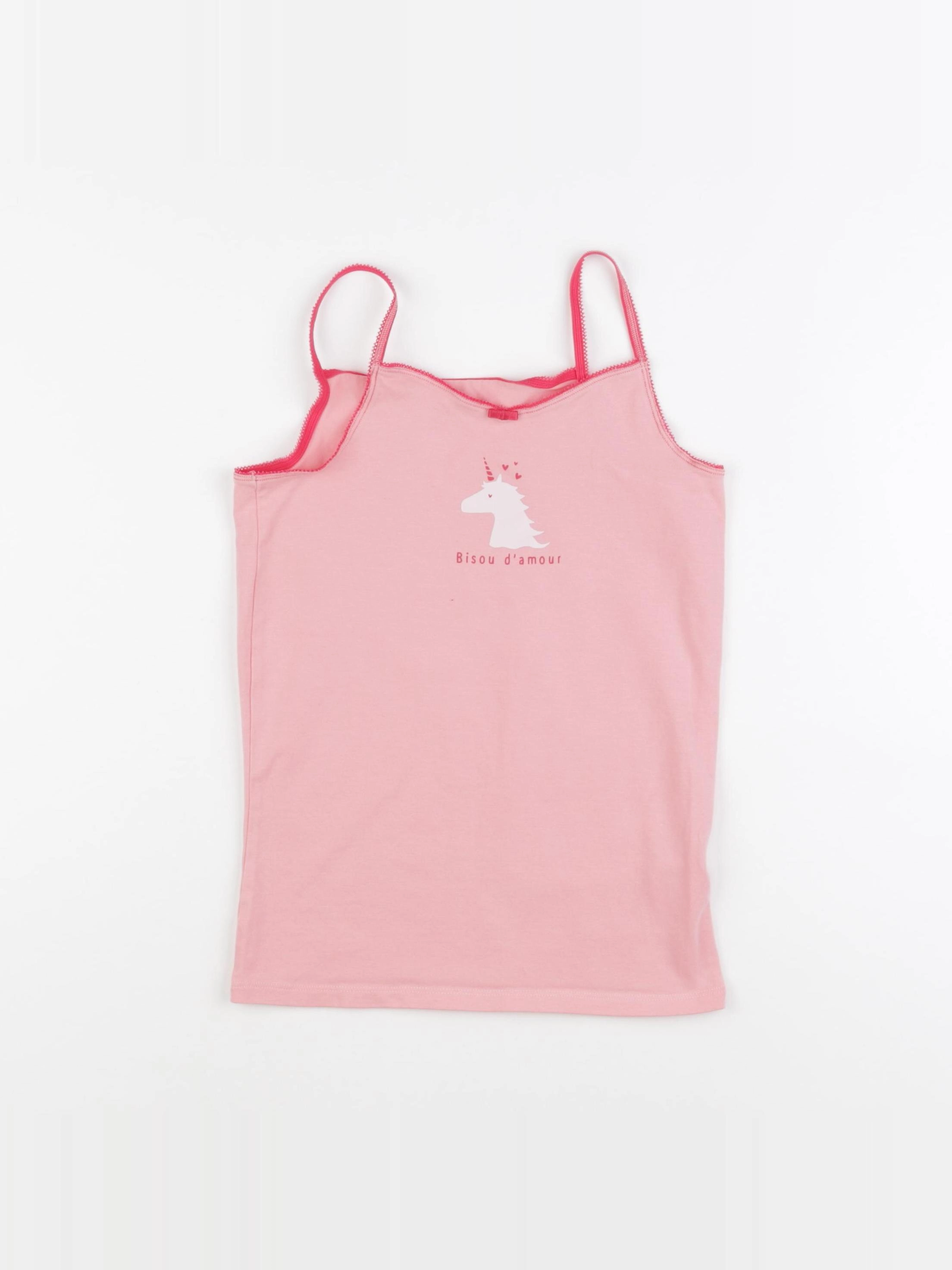 Vertbaudet - maillot de corps rose - 10 ans