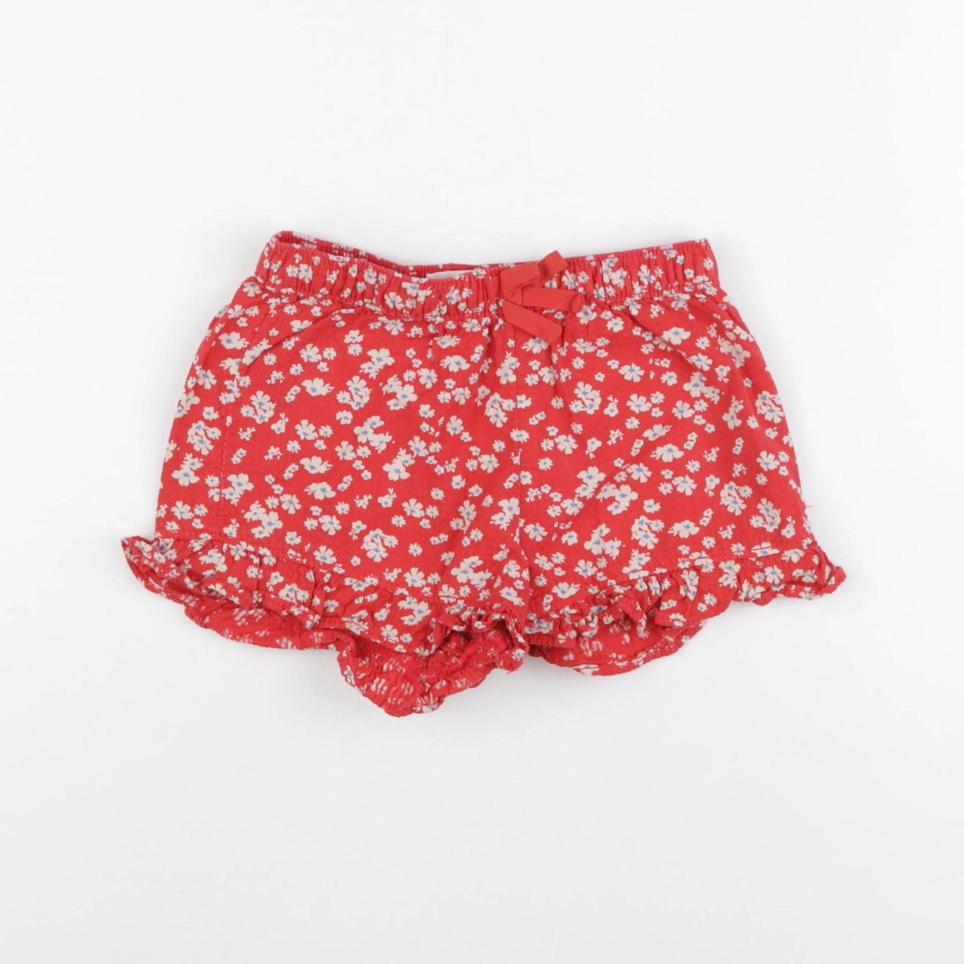 H&M - short rouge - 18/24 mois