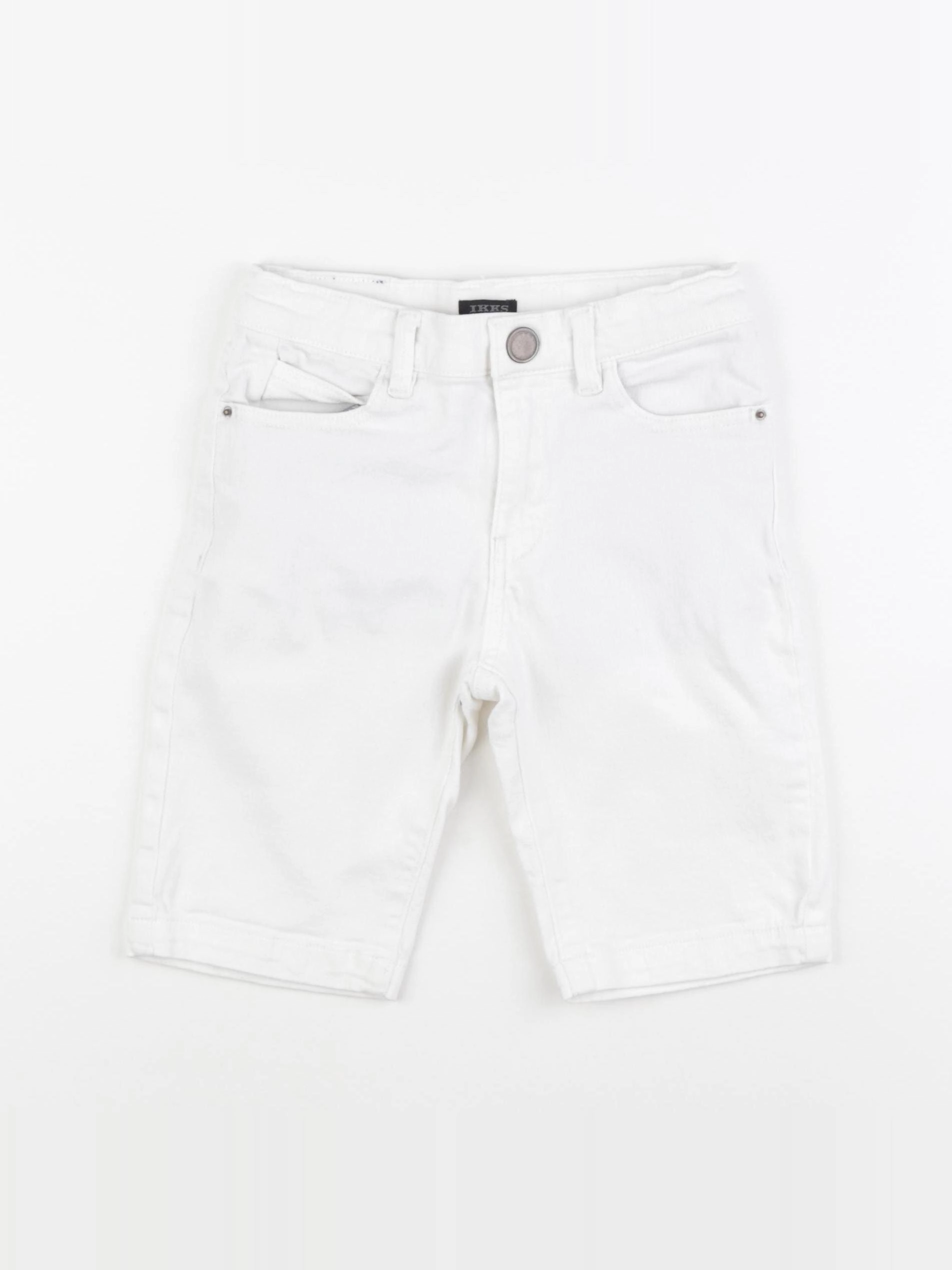 IKKS - short blanc - 8 ans